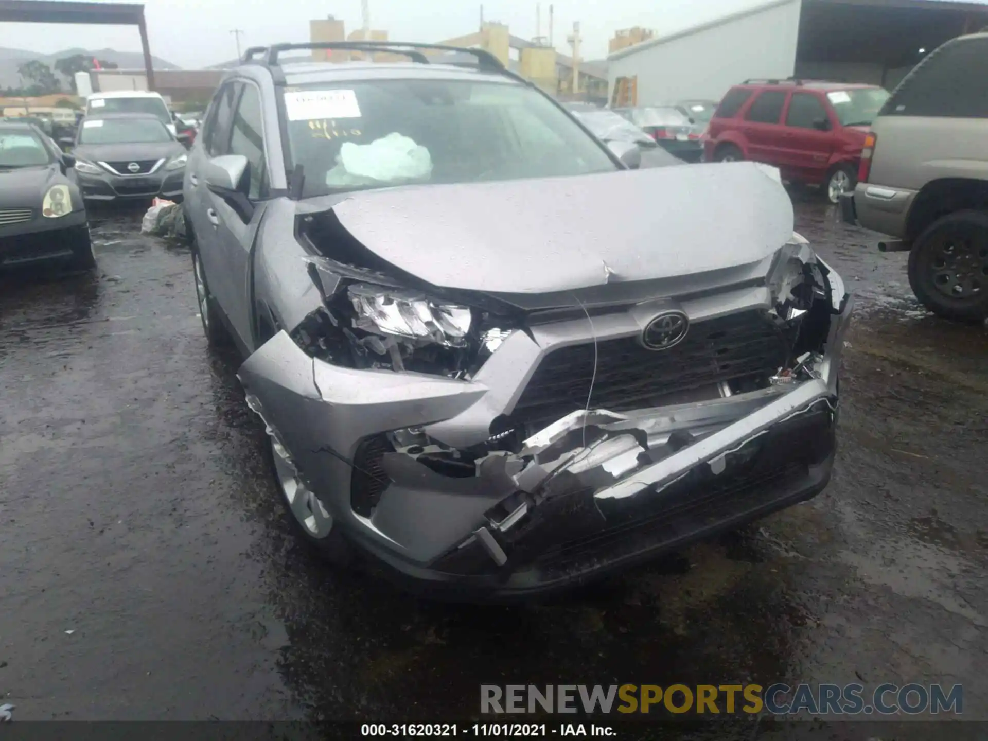 6 Photograph of a damaged car JTMK1RFV6KJ007531 TOYOTA RAV4 2019