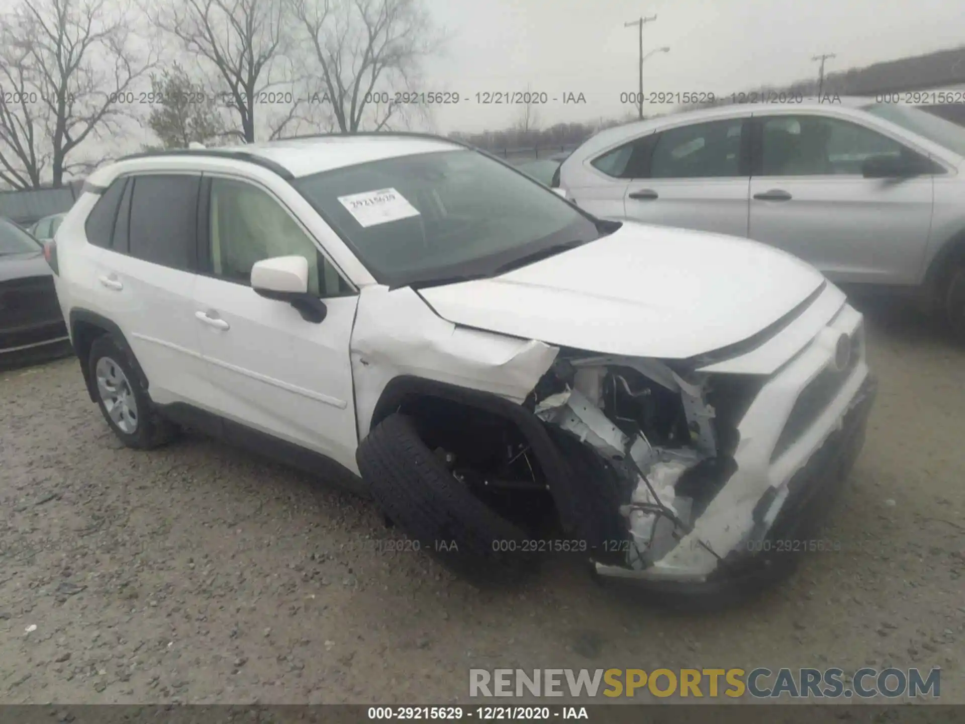 1 Photograph of a damaged car JTMK1RFV6KJ008288 TOYOTA RAV4 2019