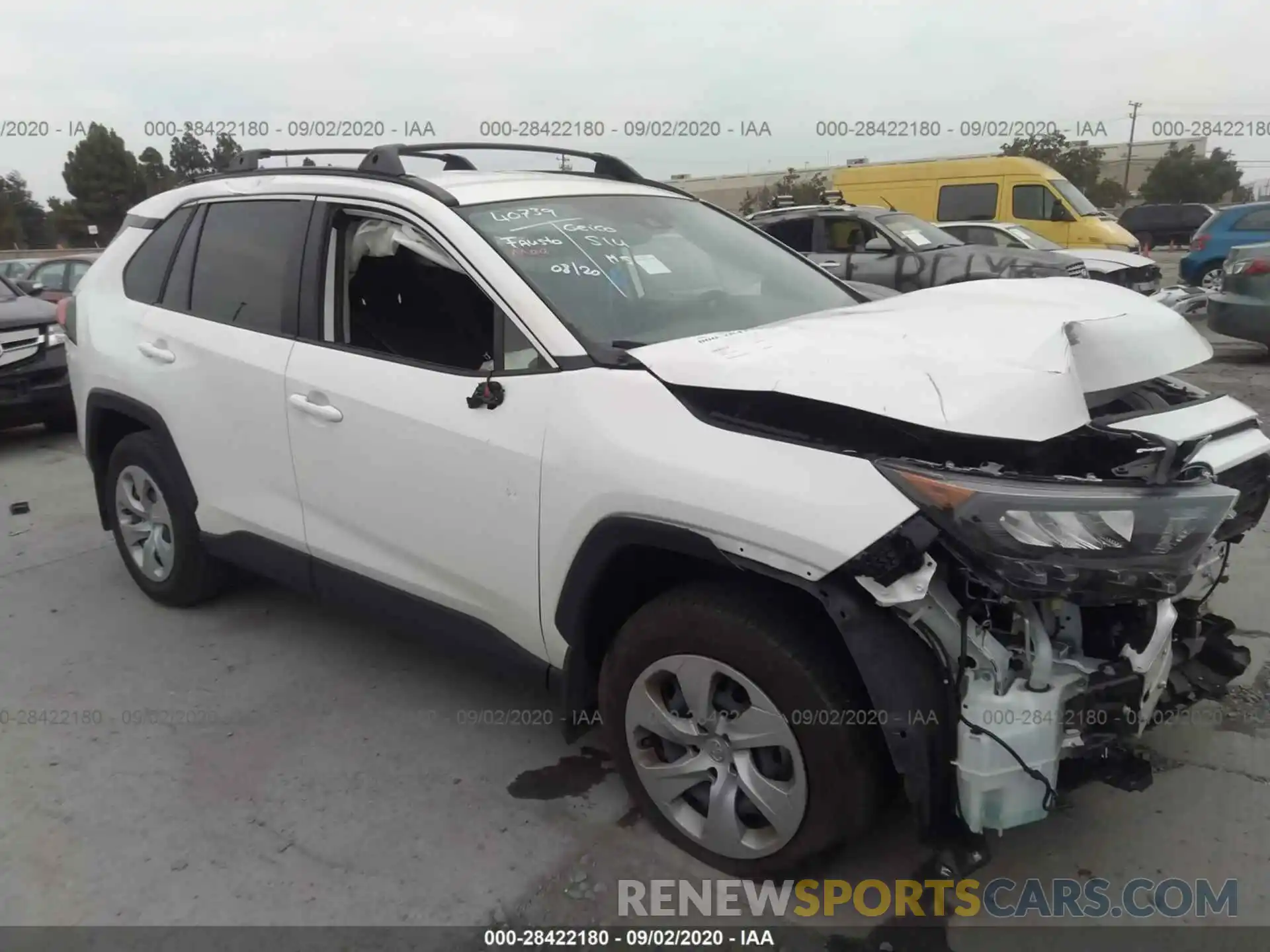 1 Photograph of a damaged car JTMK1RFV6KJ013183 TOYOTA RAV4 2019