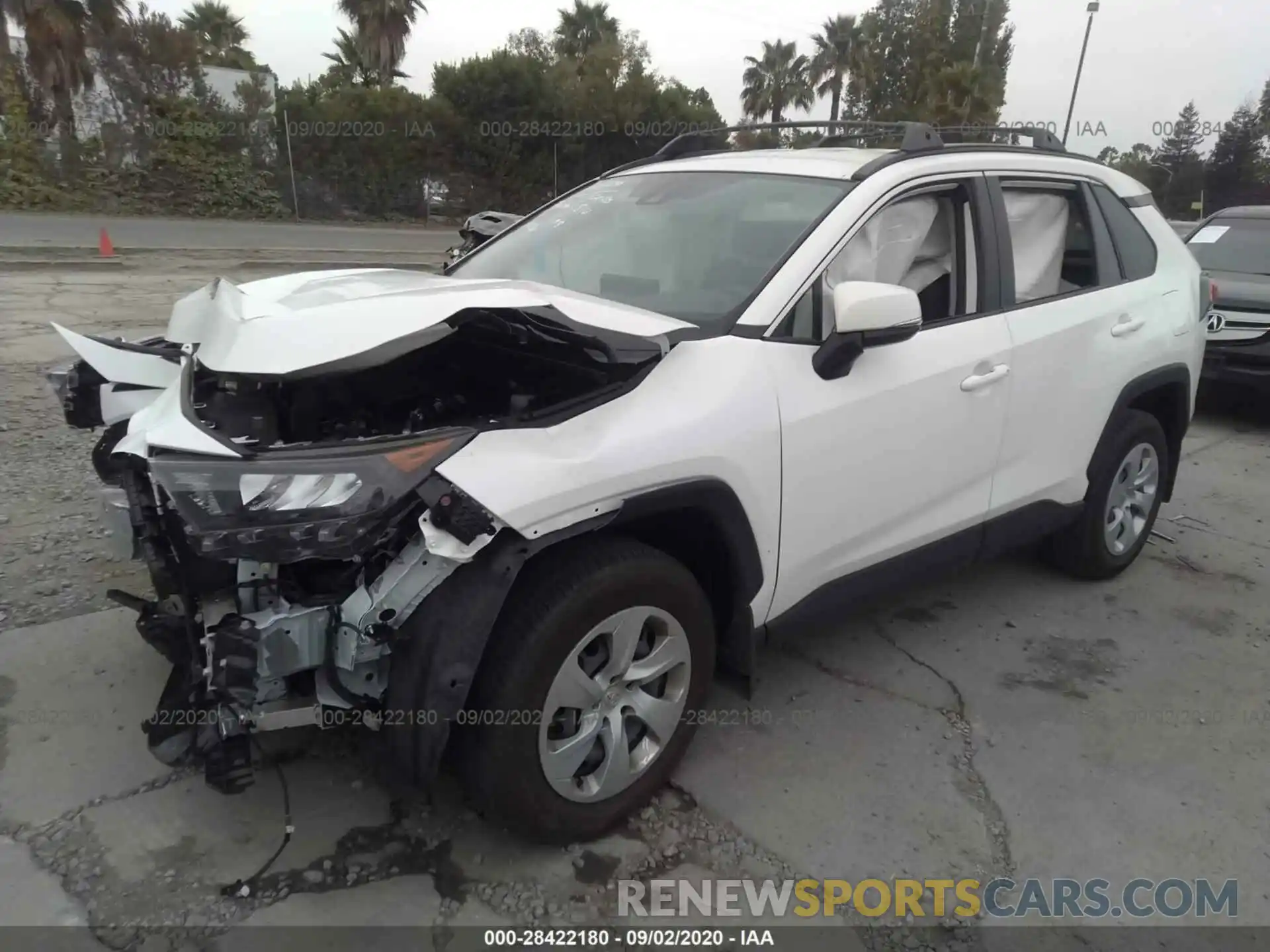 2 Photograph of a damaged car JTMK1RFV6KJ013183 TOYOTA RAV4 2019