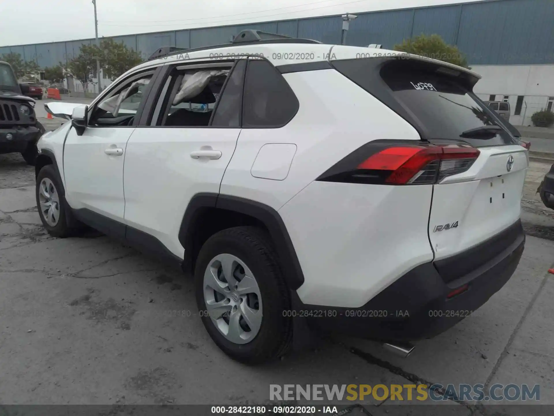 3 Фотография поврежденного автомобиля JTMK1RFV6KJ013183 TOYOTA RAV4 2019