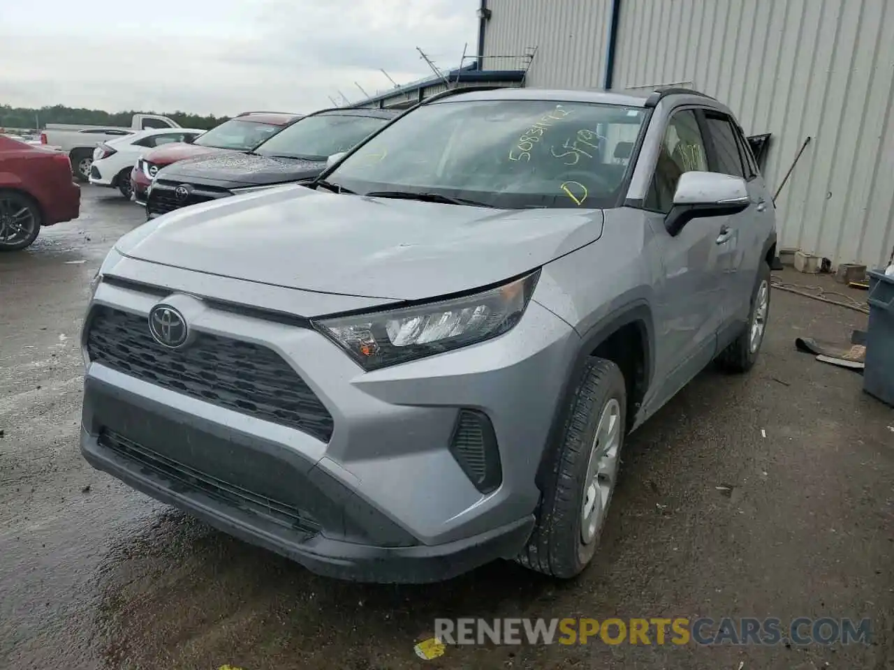 2 Photograph of a damaged car JTMK1RFV7KD011585 TOYOTA RAV4 2019