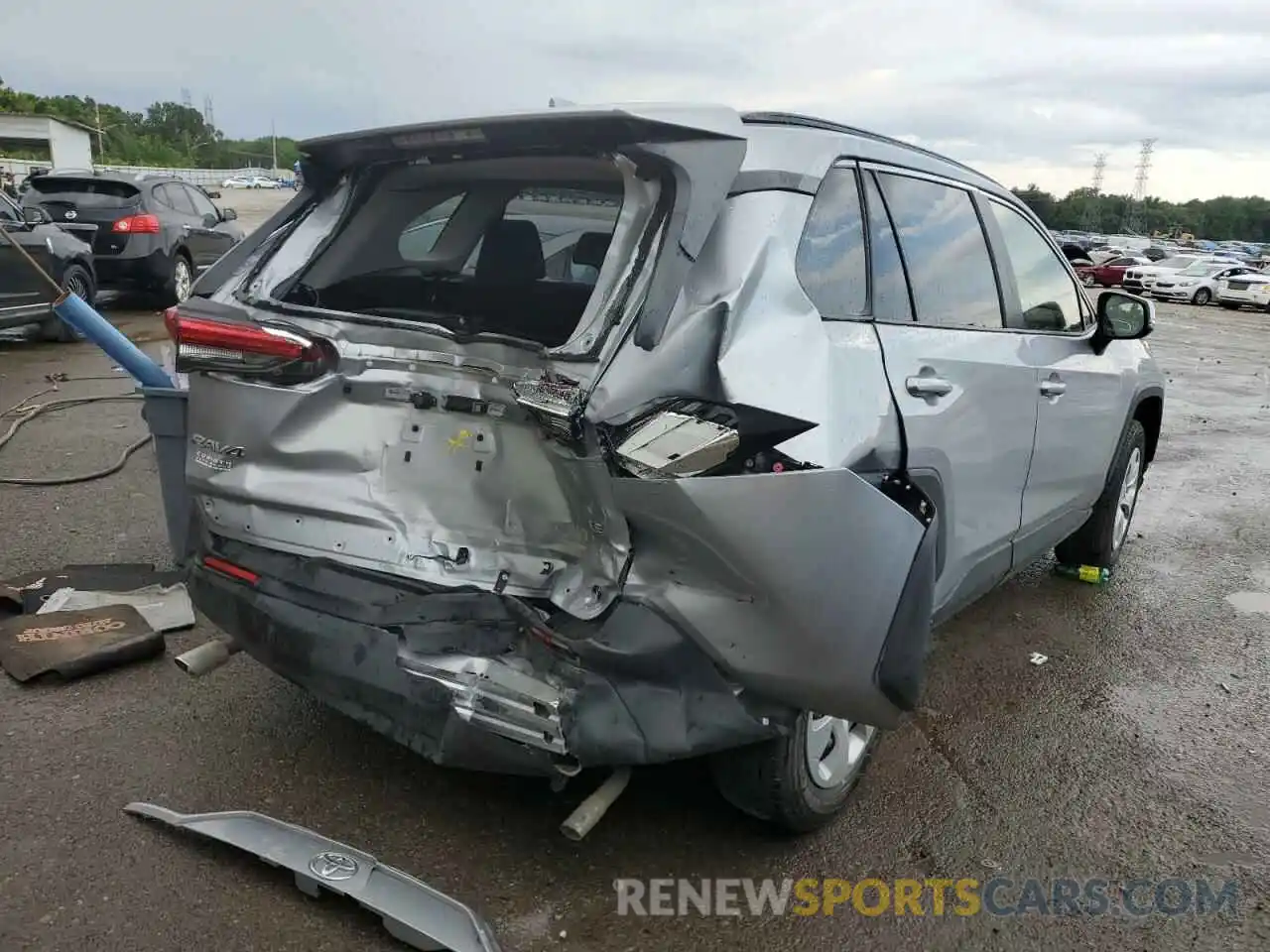 4 Photograph of a damaged car JTMK1RFV7KD011585 TOYOTA RAV4 2019