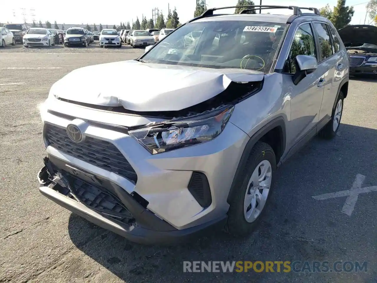 2 Photograph of a damaged car JTMK1RFV7KD022621 TOYOTA RAV4 2019