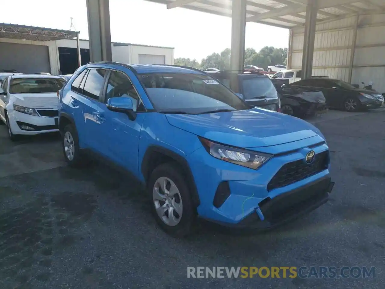 1 Photograph of a damaged car JTMK1RFV7KD032517 TOYOTA RAV4 2019