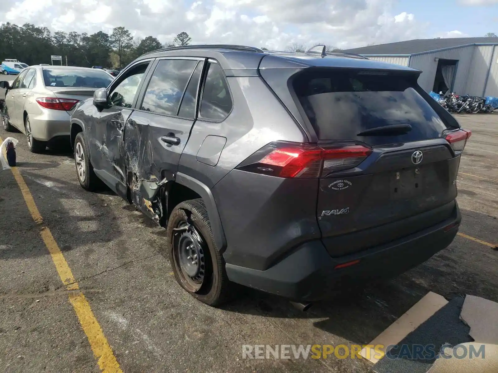 3 Photograph of a damaged car JTMK1RFV7KJ005044 TOYOTA RAV4 2019