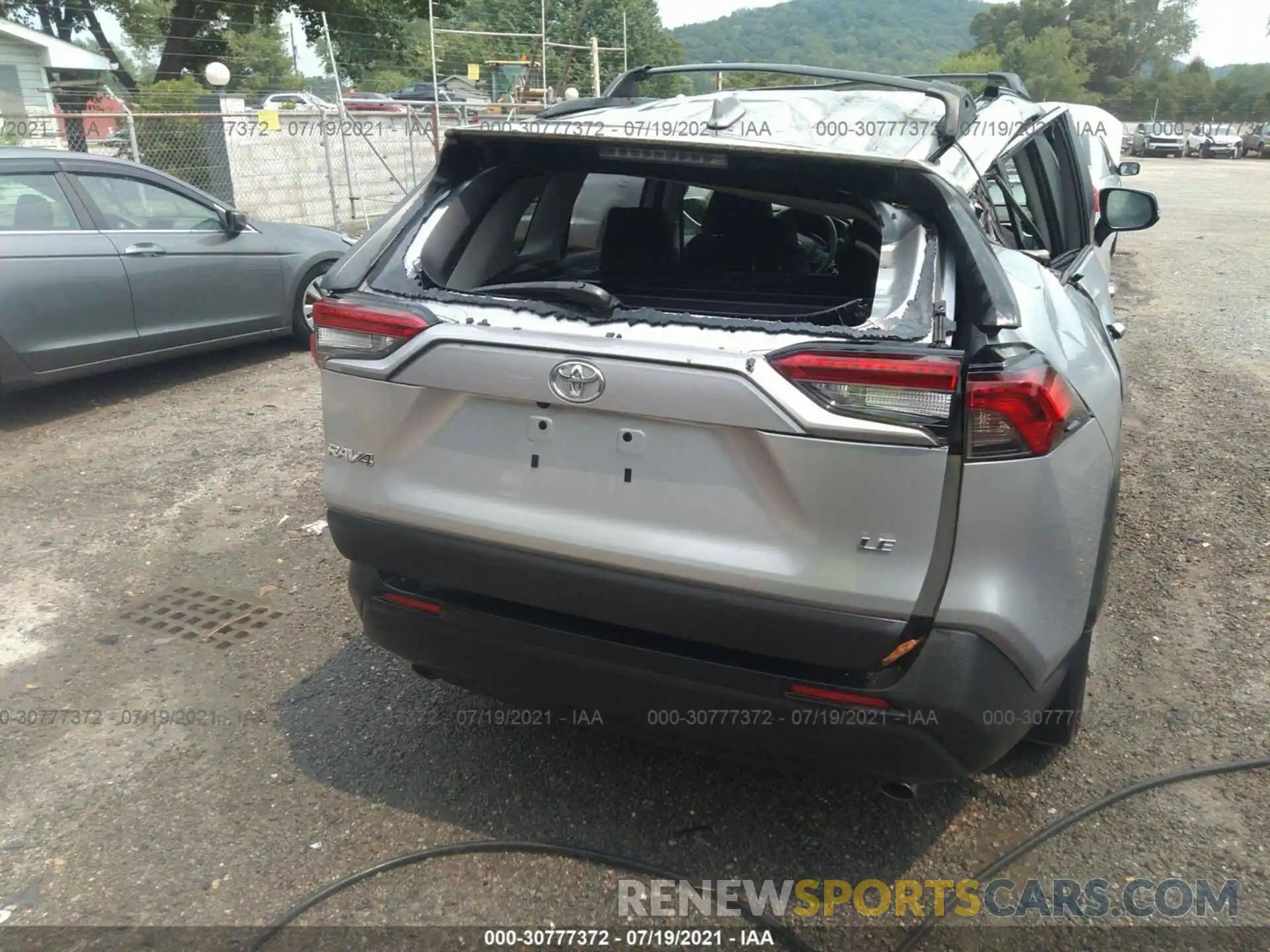 6 Photograph of a damaged car JTMK1RFV7KJ009417 TOYOTA RAV4 2019