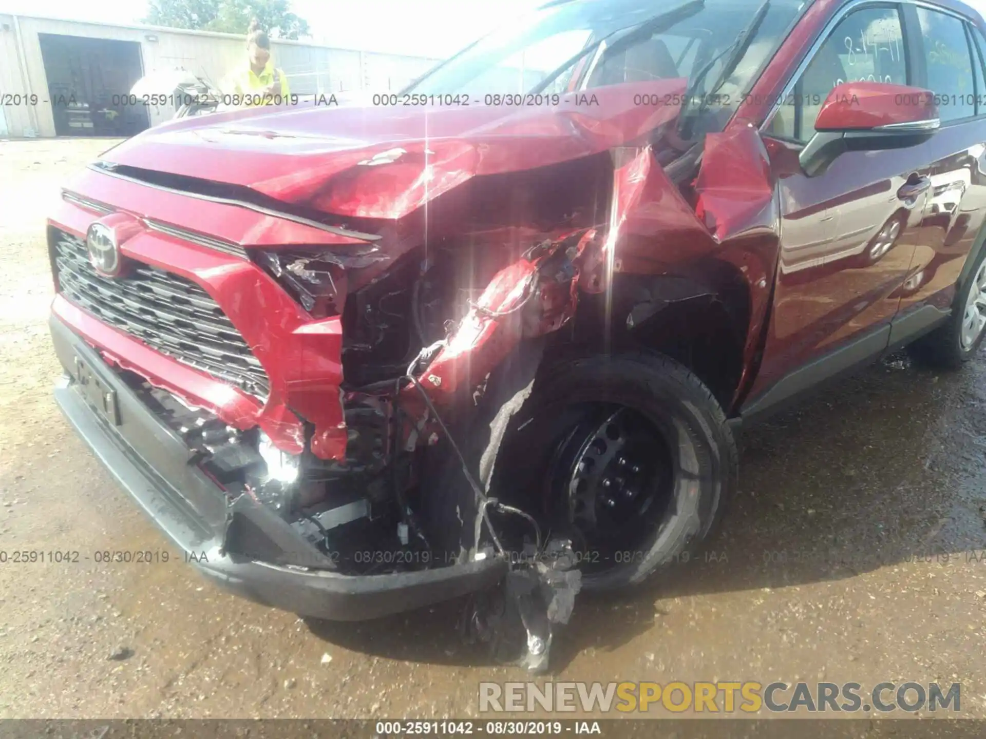 6 Photograph of a damaged car JTMK1RFV8KD014284 TOYOTA RAV4 2019