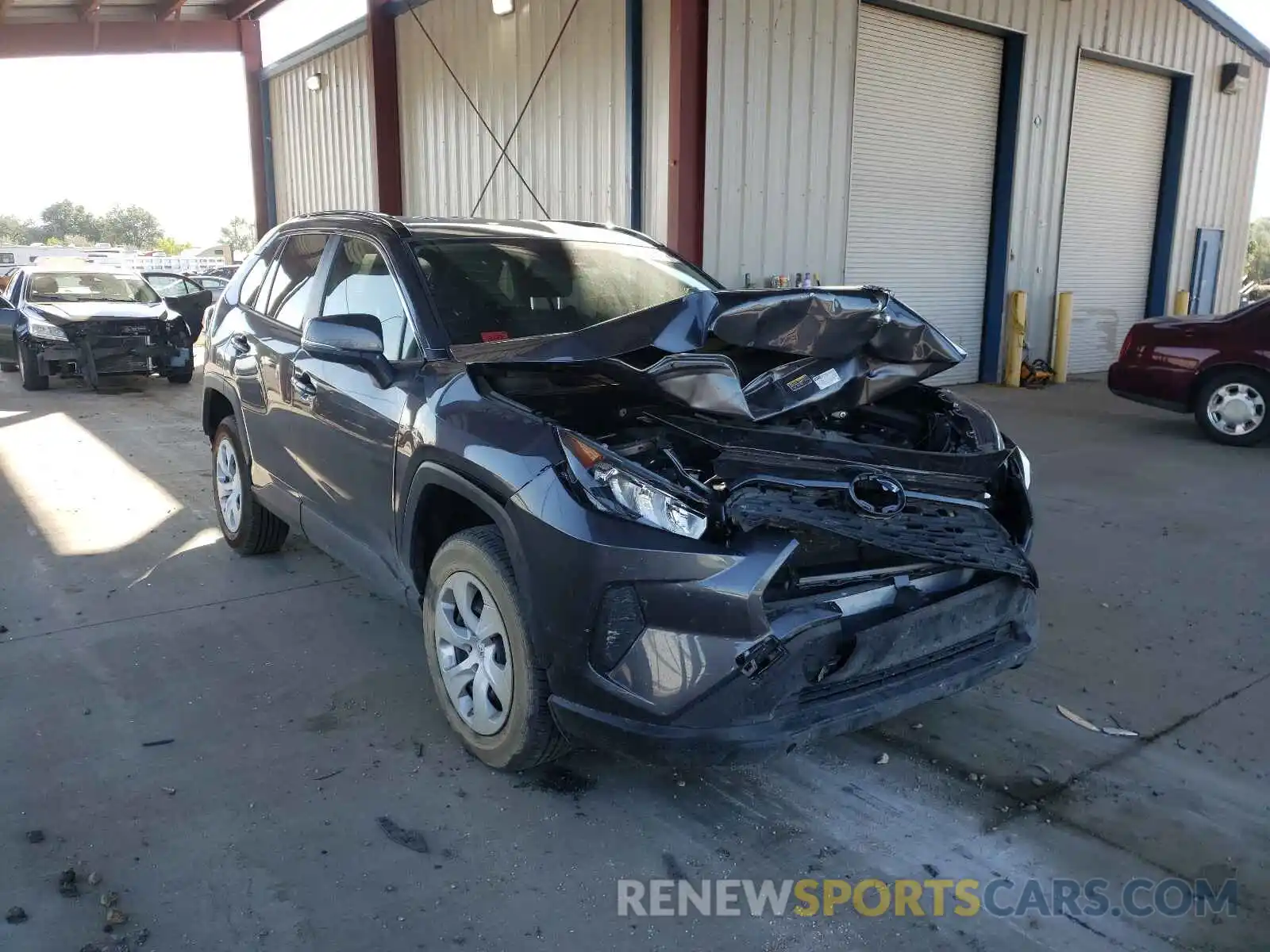 1 Photograph of a damaged car JTMK1RFV8KD021963 TOYOTA RAV4 2019