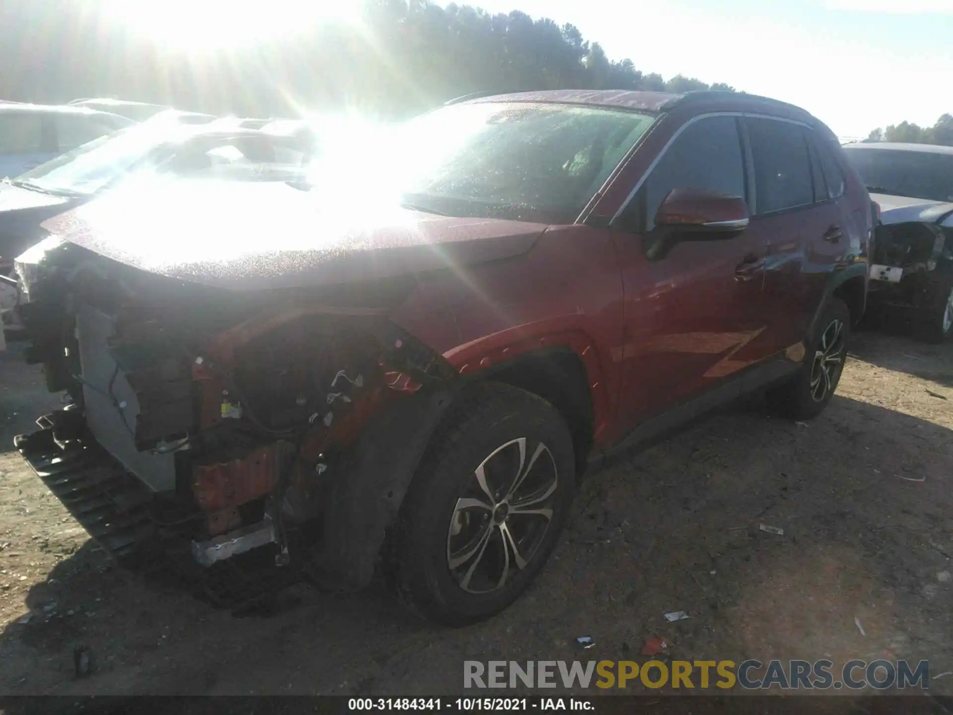 2 Photograph of a damaged car JTMK1RFV8KD042070 TOYOTA RAV4 2019