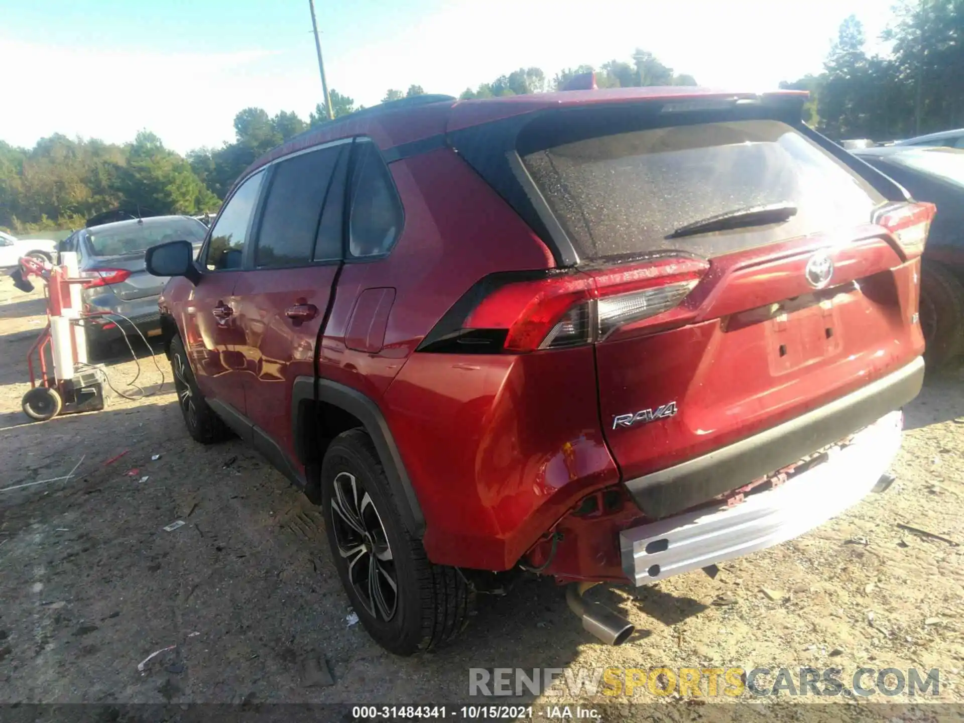 3 Фотография поврежденного автомобиля JTMK1RFV8KD042070 TOYOTA RAV4 2019