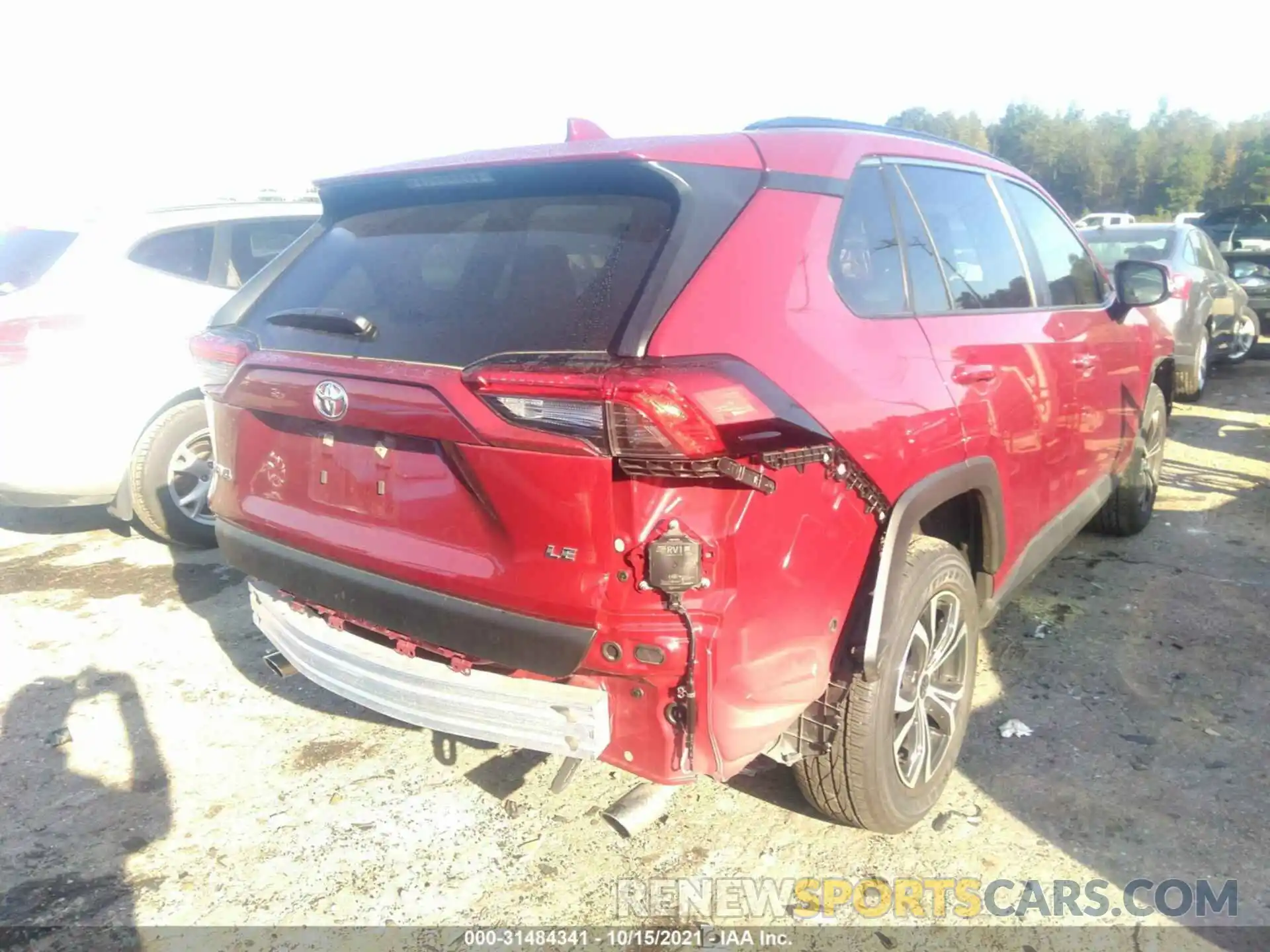 4 Фотография поврежденного автомобиля JTMK1RFV8KD042070 TOYOTA RAV4 2019