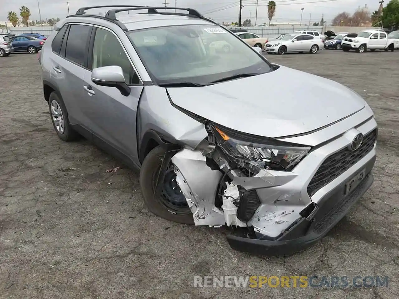 1 Photograph of a damaged car JTMK1RFV8KJ001603 TOYOTA RAV4 2019