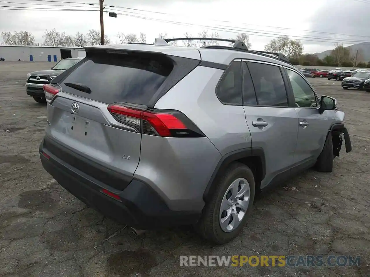 4 Photograph of a damaged car JTMK1RFV8KJ001603 TOYOTA RAV4 2019