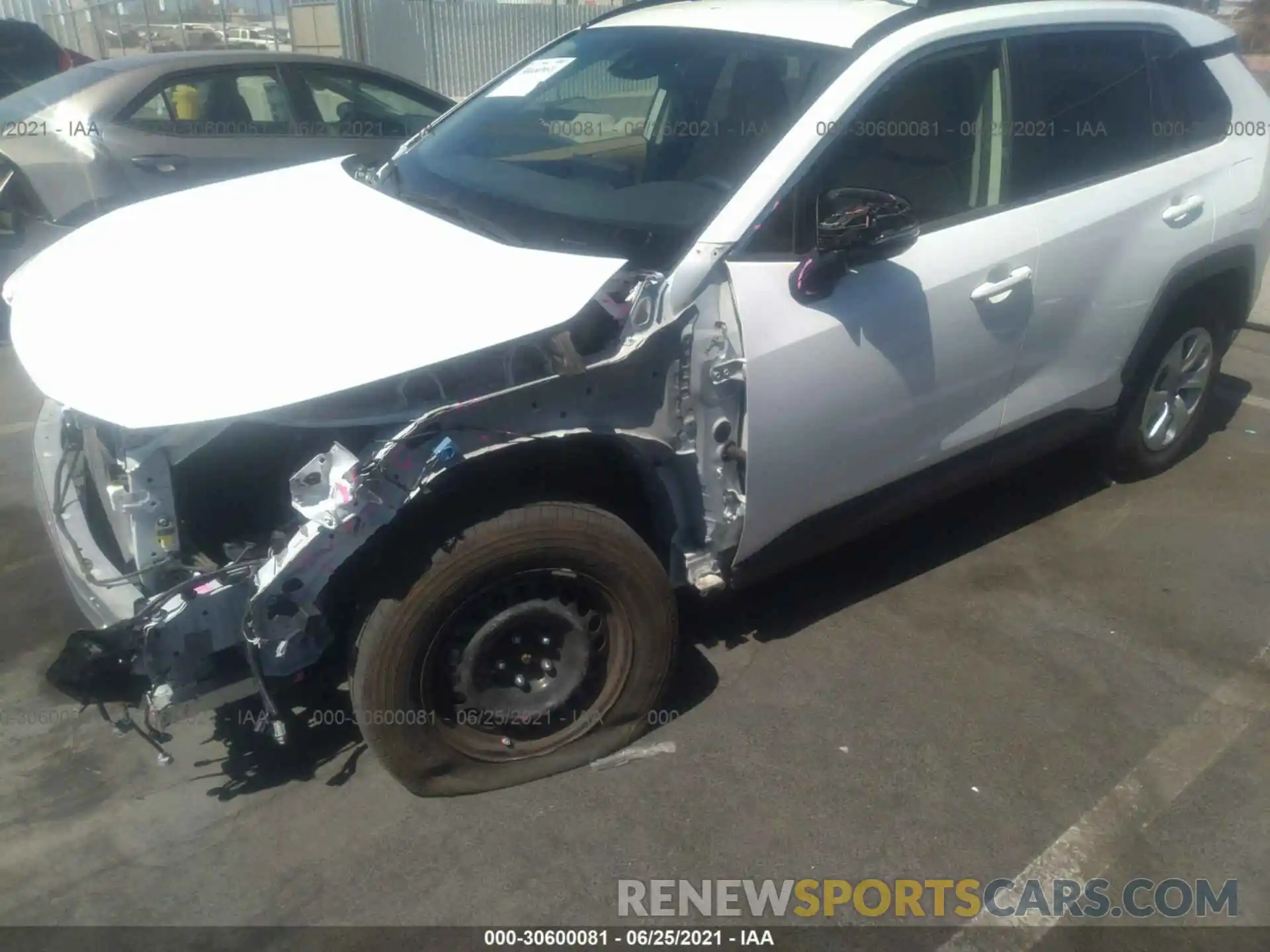 2 Photograph of a damaged car JTMK1RFV8KJ006719 TOYOTA RAV4 2019