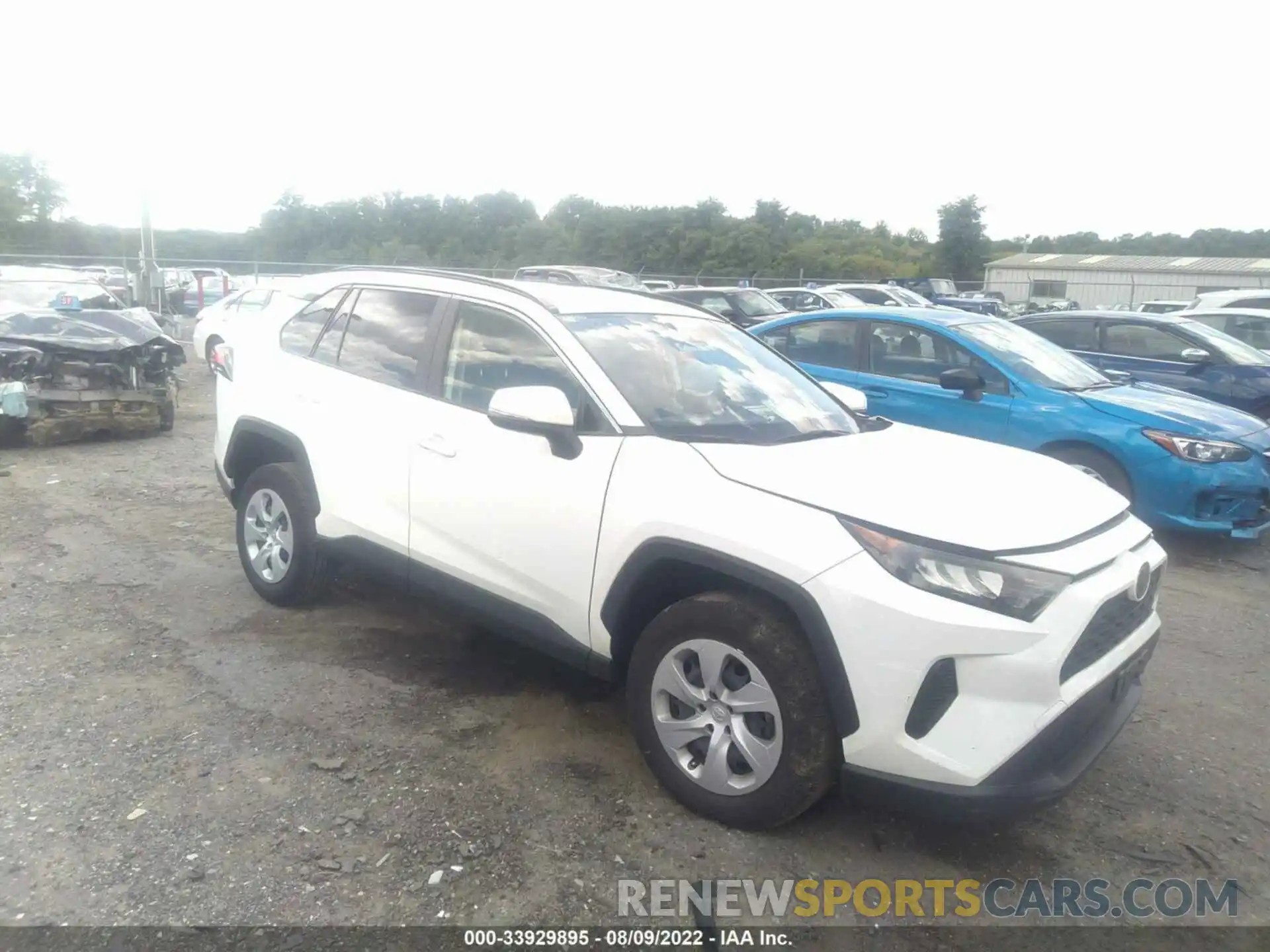 1 Фотография поврежденного автомобиля JTMK1RFV8KJ007045 TOYOTA RAV4 2019