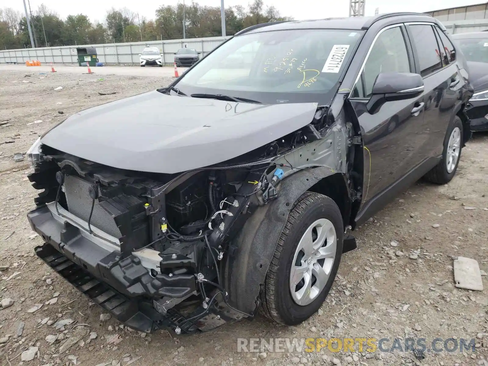 2 Фотография поврежденного автомобиля JTMK1RFV8KJ009698 TOYOTA RAV4 2019