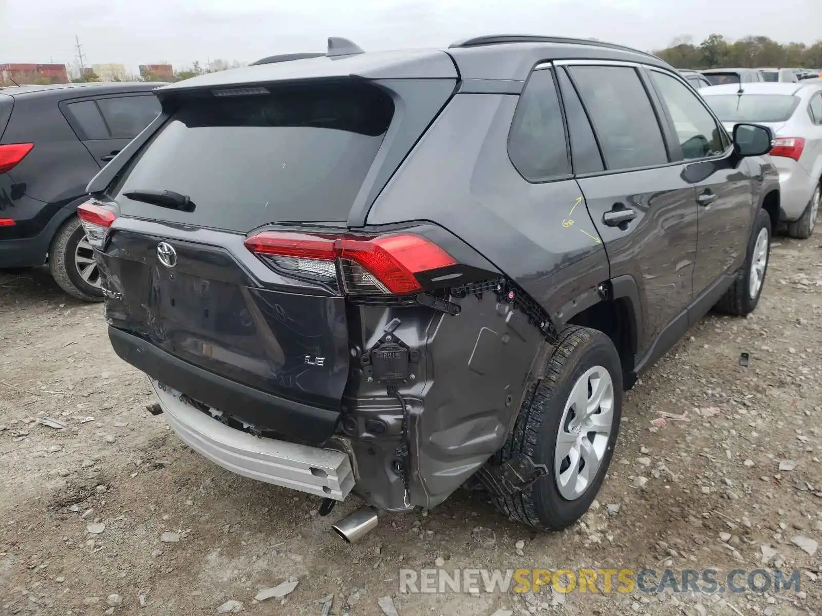 4 Фотография поврежденного автомобиля JTMK1RFV8KJ009698 TOYOTA RAV4 2019