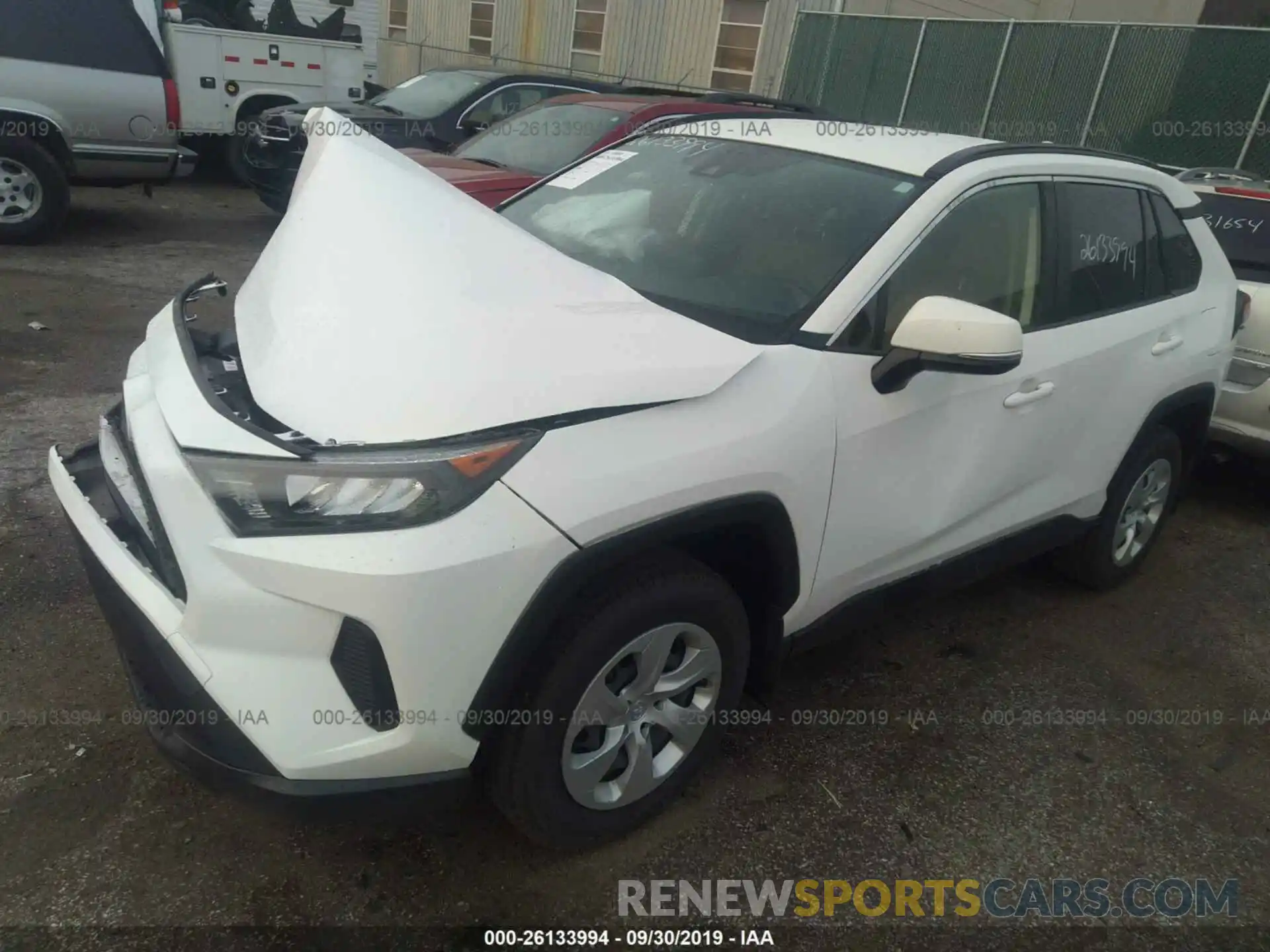 2 Photograph of a damaged car JTMK1RFV9KD017646 TOYOTA RAV4 2019