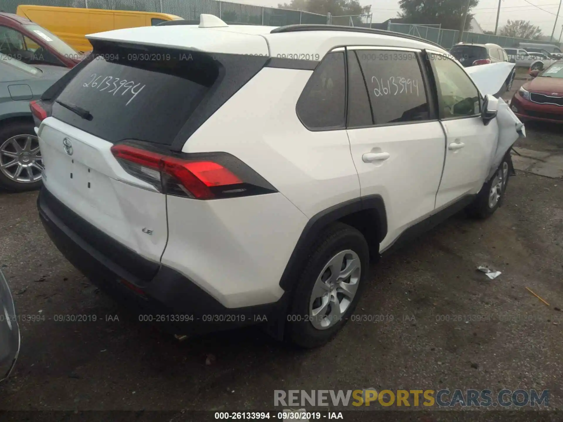 4 Photograph of a damaged car JTMK1RFV9KD017646 TOYOTA RAV4 2019