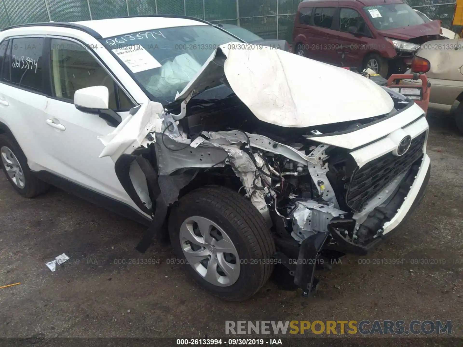 6 Photograph of a damaged car JTMK1RFV9KD017646 TOYOTA RAV4 2019