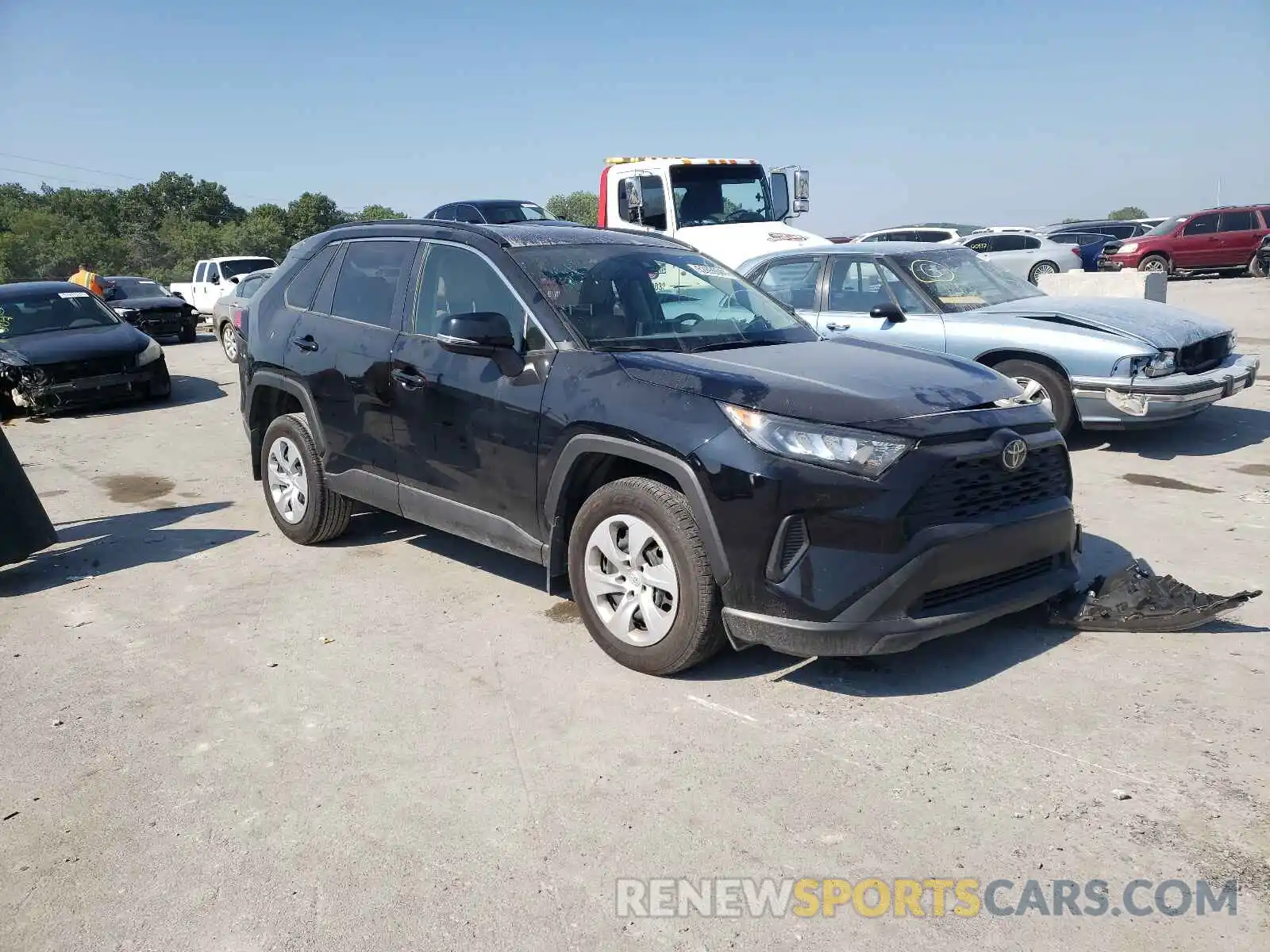 1 Photograph of a damaged car JTMK1RFV9KD019350 TOYOTA RAV4 2019