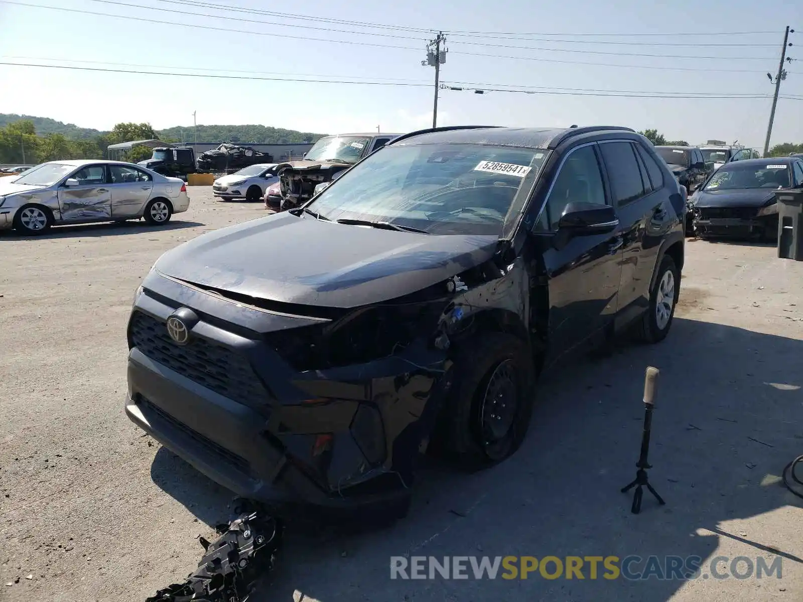 2 Photograph of a damaged car JTMK1RFV9KD019350 TOYOTA RAV4 2019