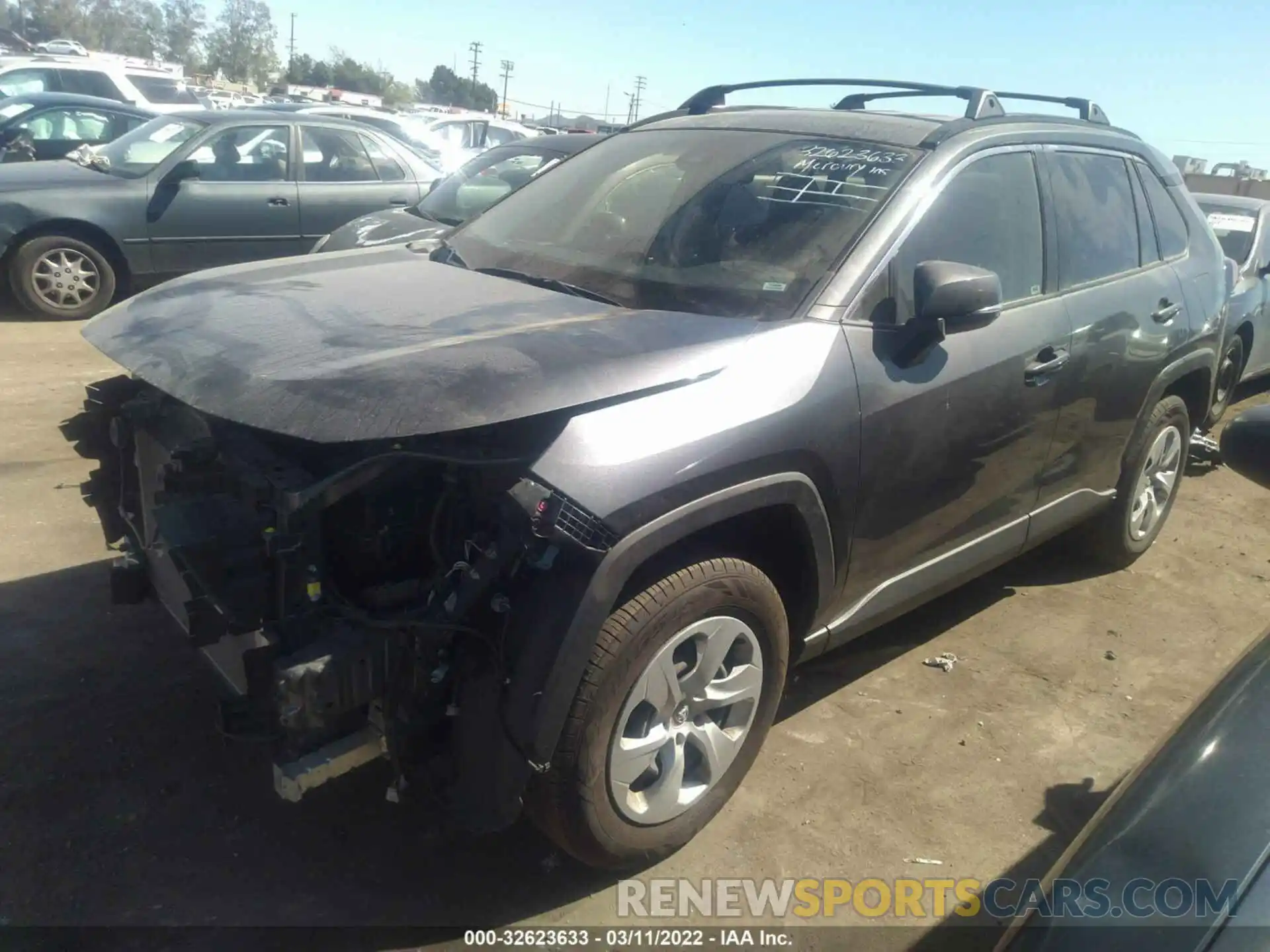 2 Photograph of a damaged car JTMK1RFV9KD036438 TOYOTA RAV4 2019