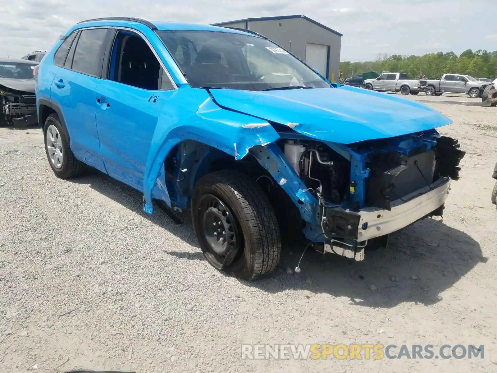 1 Photograph of a damaged car JTMK1RFV9KJ003070 TOYOTA RAV4 2019