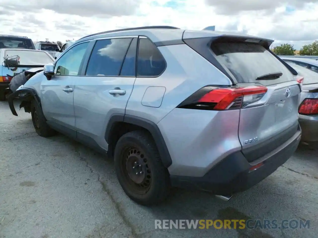 3 Фотография поврежденного автомобиля JTMK1RFV9KJ009516 TOYOTA RAV4 2019