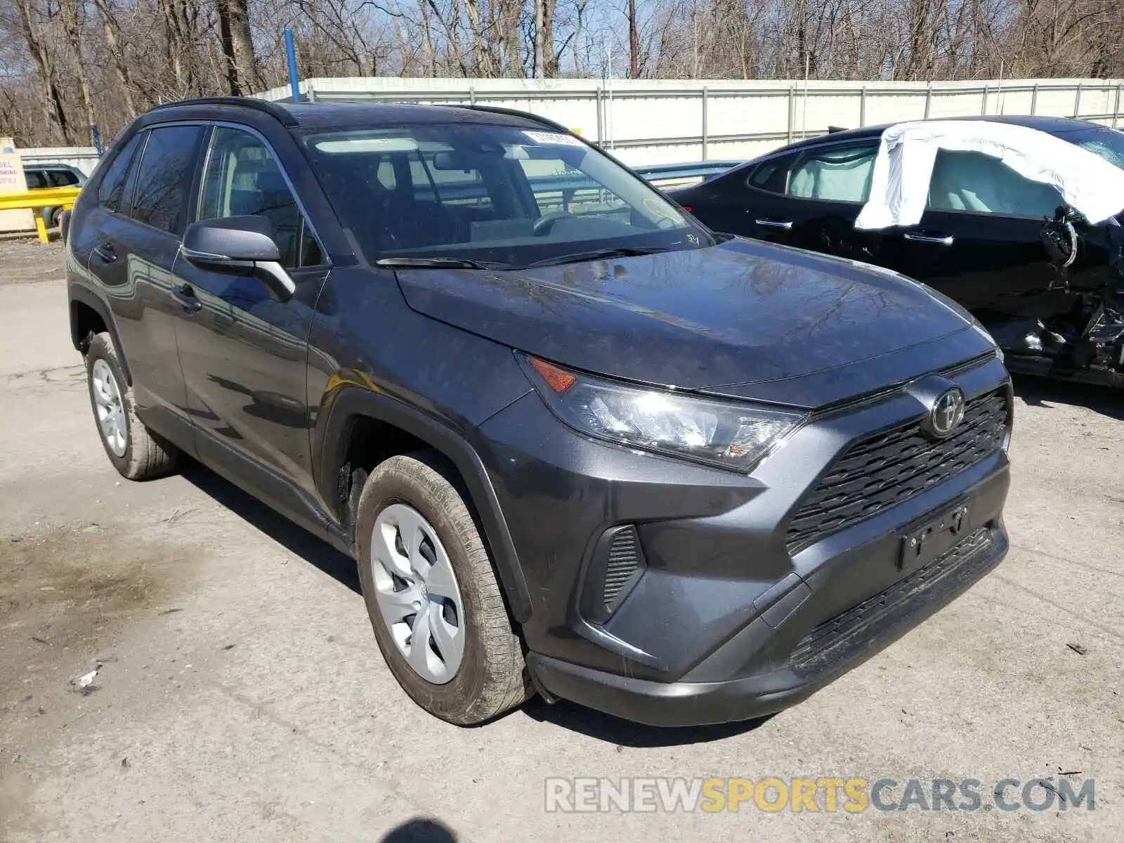 1 Photograph of a damaged car JTMK1RFVXKD002055 TOYOTA RAV4 2019