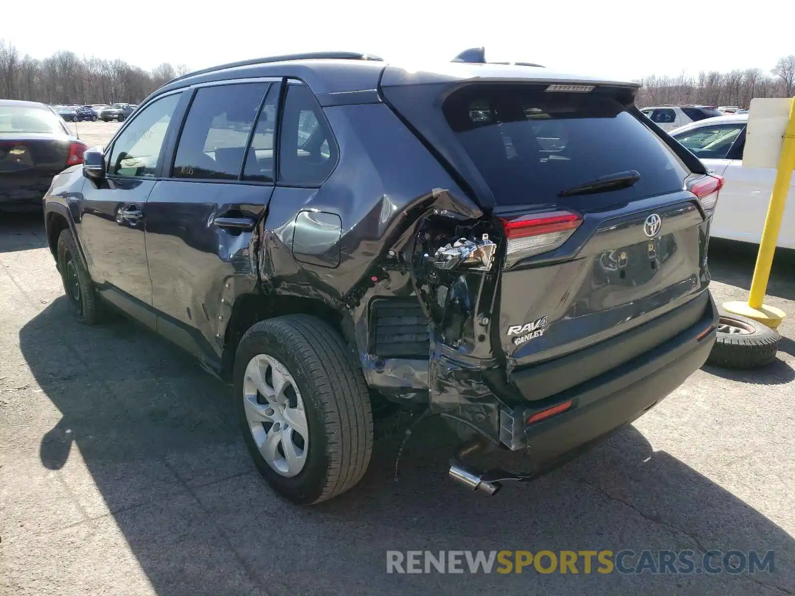 3 Photograph of a damaged car JTMK1RFVXKD002055 TOYOTA RAV4 2019