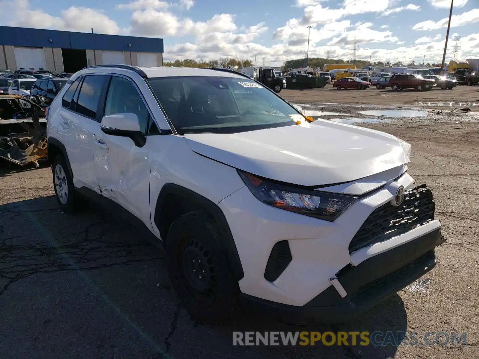 1 Photograph of a damaged car JTMK1RFVXKD007837 TOYOTA RAV4 2019