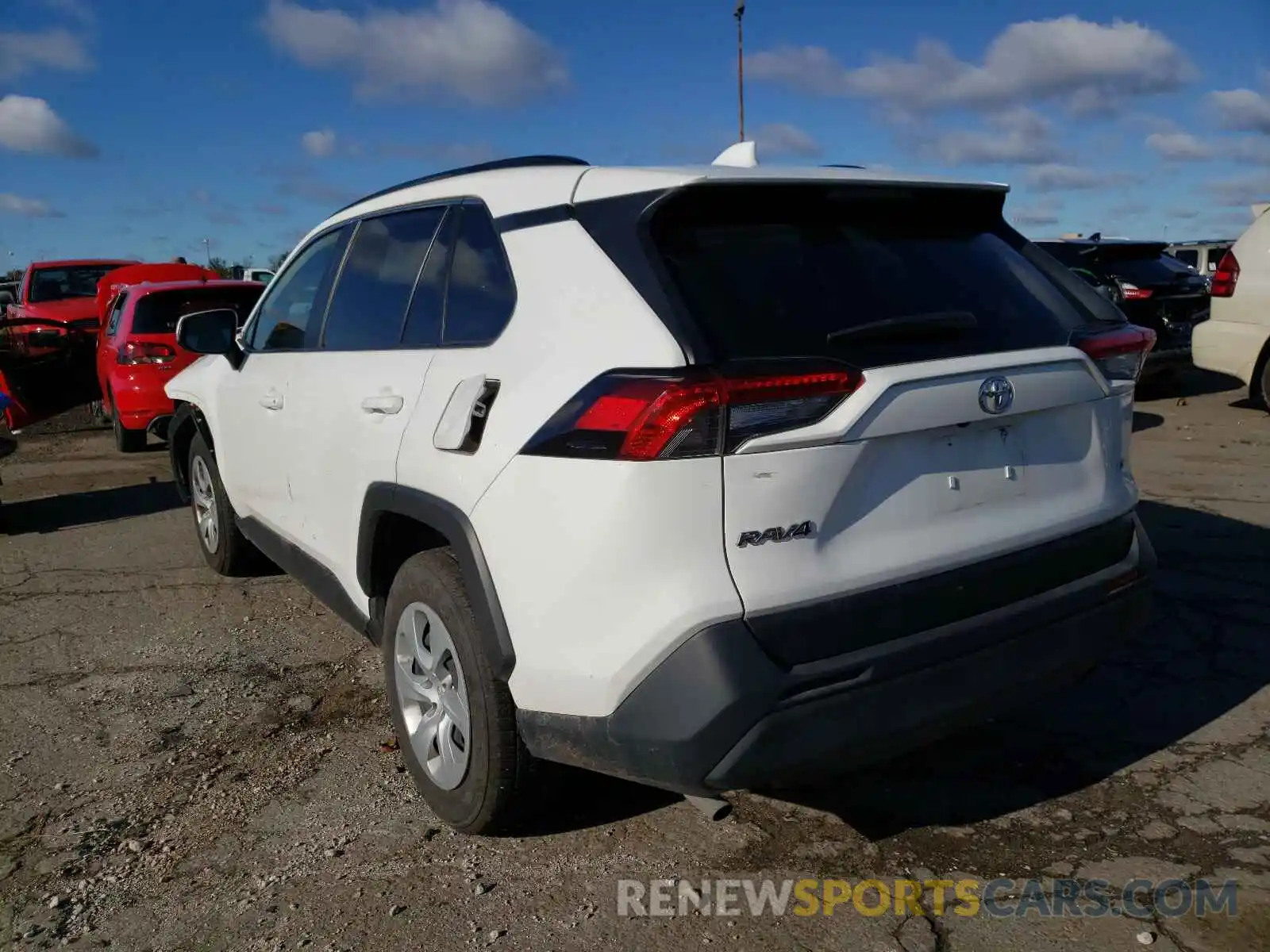 3 Photograph of a damaged car JTMK1RFVXKD007837 TOYOTA RAV4 2019