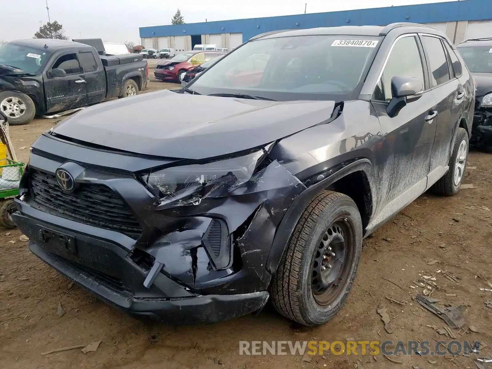 2 Photograph of a damaged car JTMK1RFVXKD009166 TOYOTA RAV4 2019