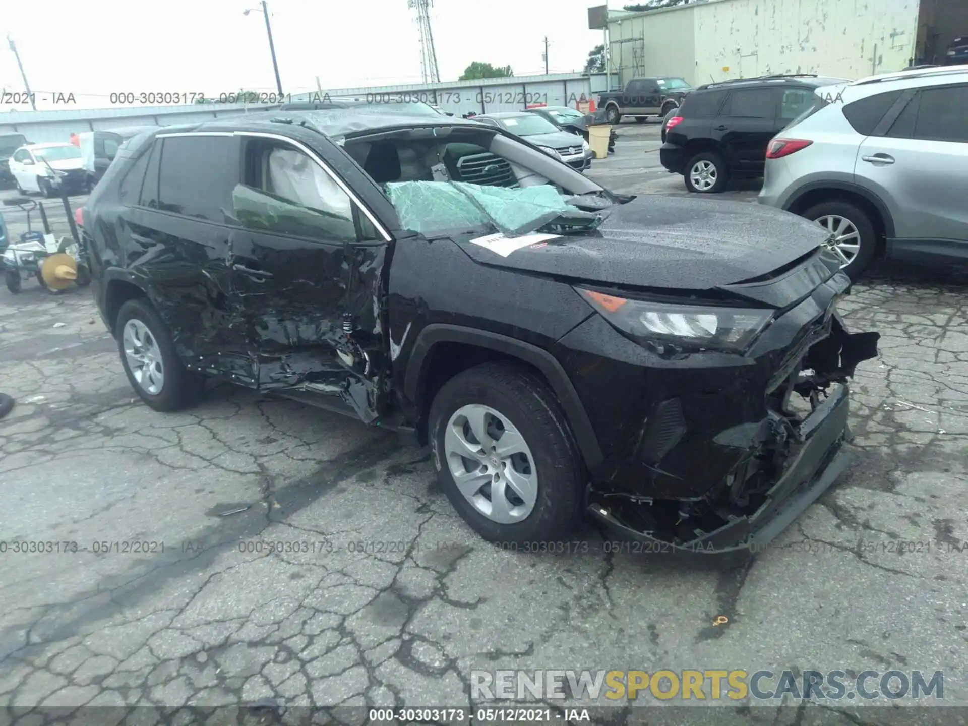 1 Photograph of a damaged car JTMK1RFVXKD039297 TOYOTA RAV4 2019