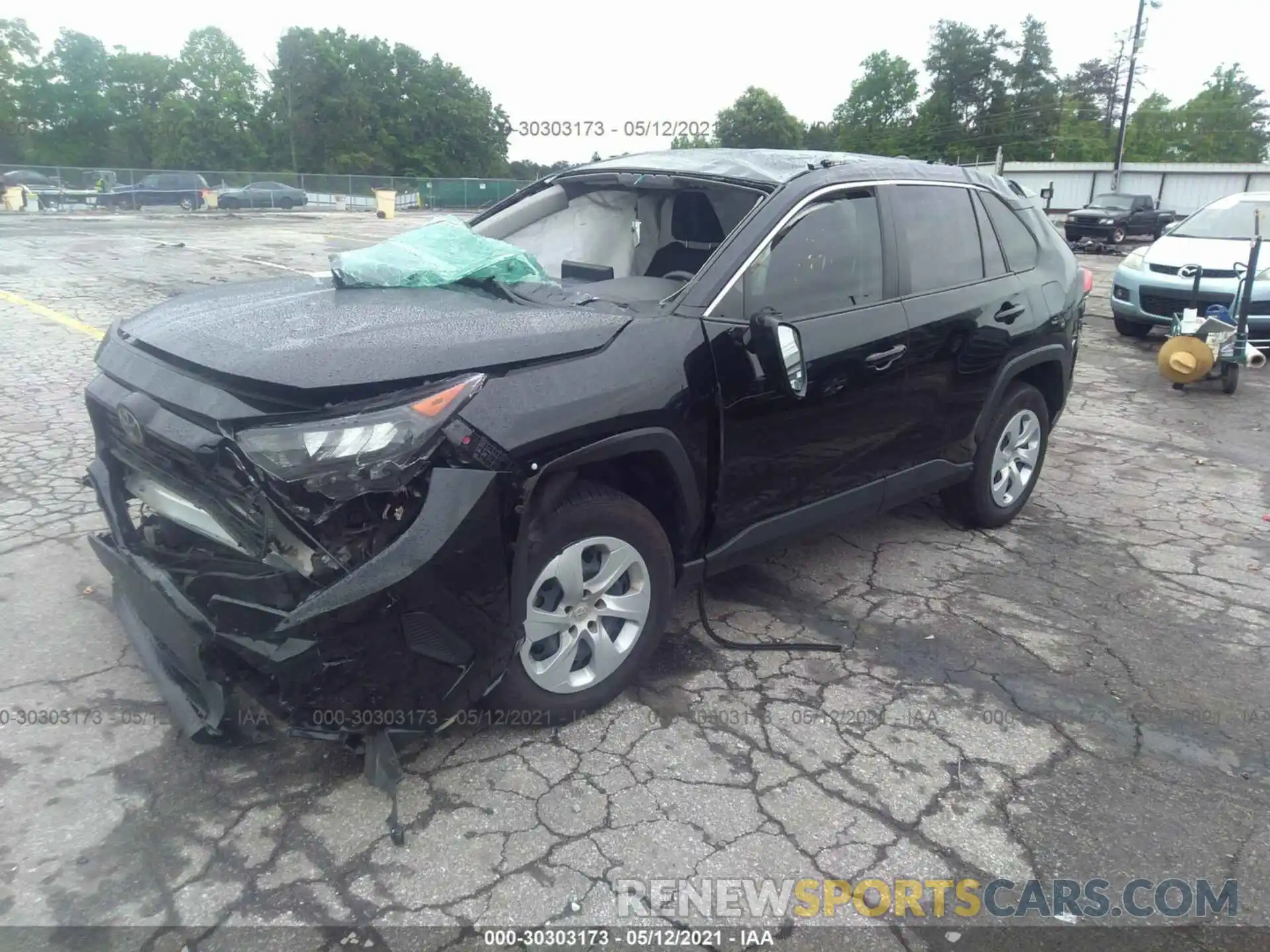 2 Photograph of a damaged car JTMK1RFVXKD039297 TOYOTA RAV4 2019