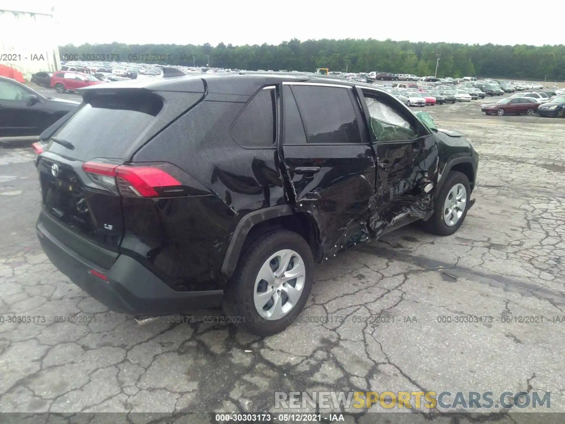 4 Photograph of a damaged car JTMK1RFVXKD039297 TOYOTA RAV4 2019