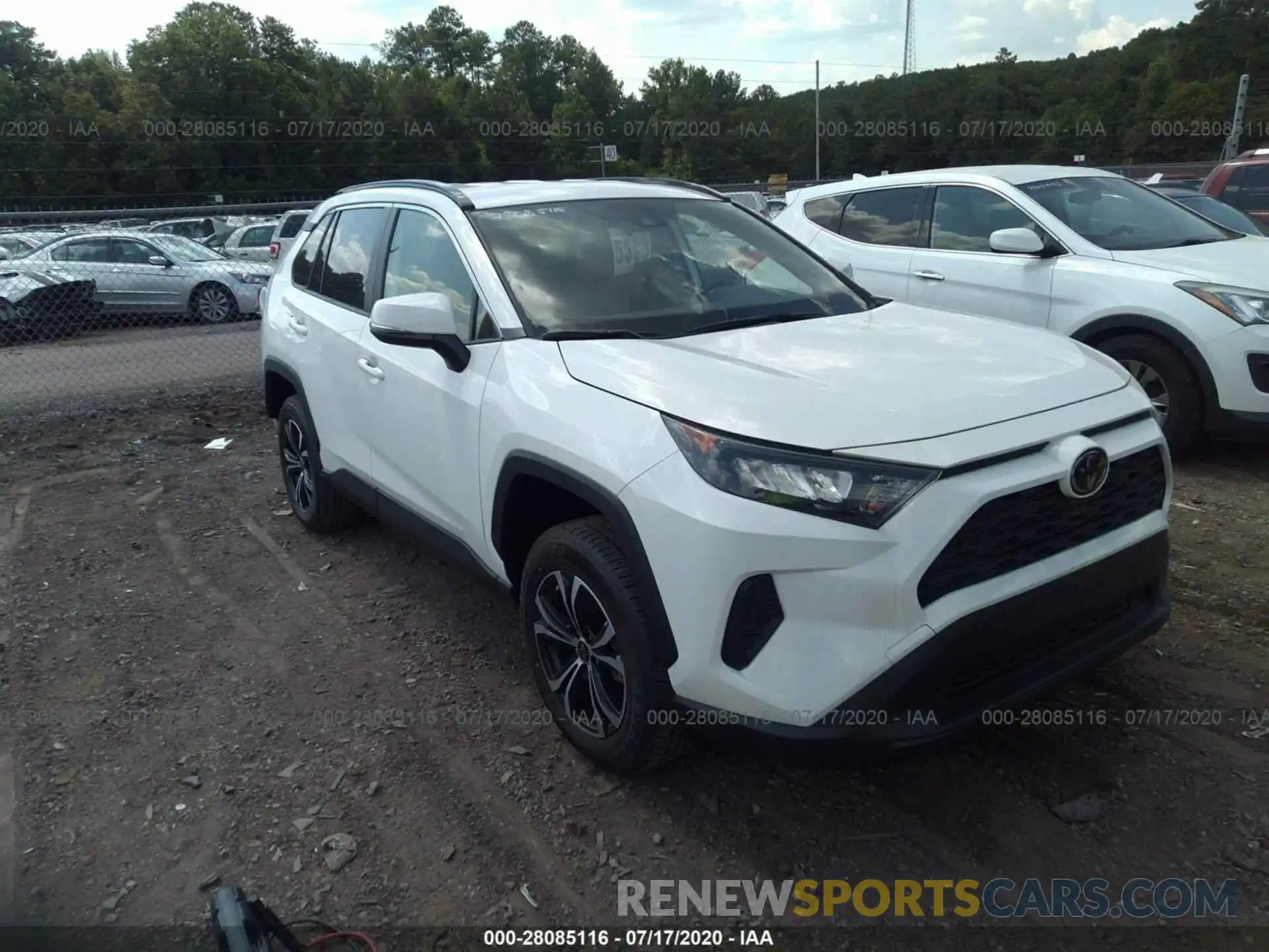 1 Photograph of a damaged car JTMK1RFVXKD042314 TOYOTA RAV4 2019