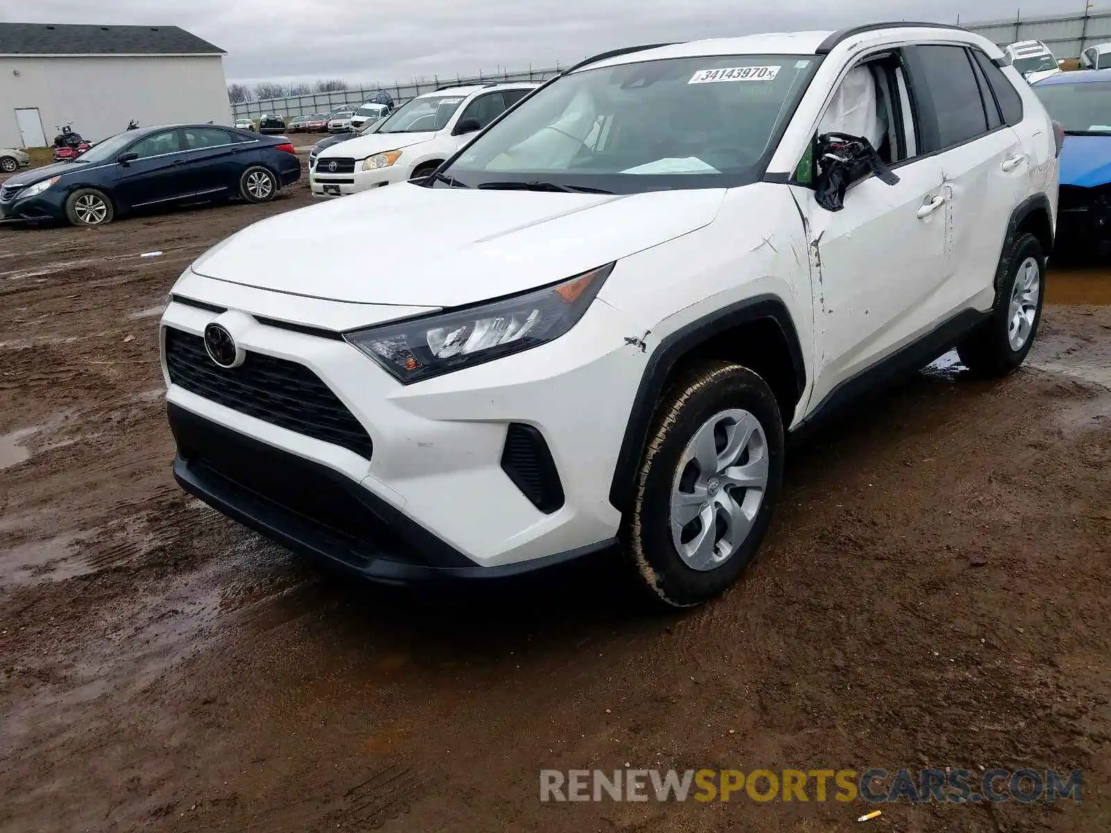 2 Photograph of a damaged car JTMK1RFVXKJ006320 TOYOTA RAV4 2019