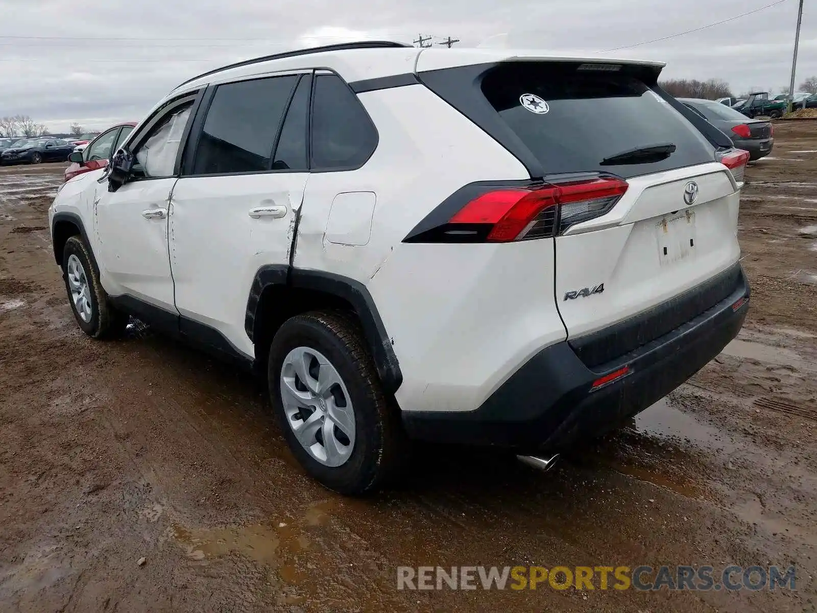 3 Photograph of a damaged car JTMK1RFVXKJ006320 TOYOTA RAV4 2019