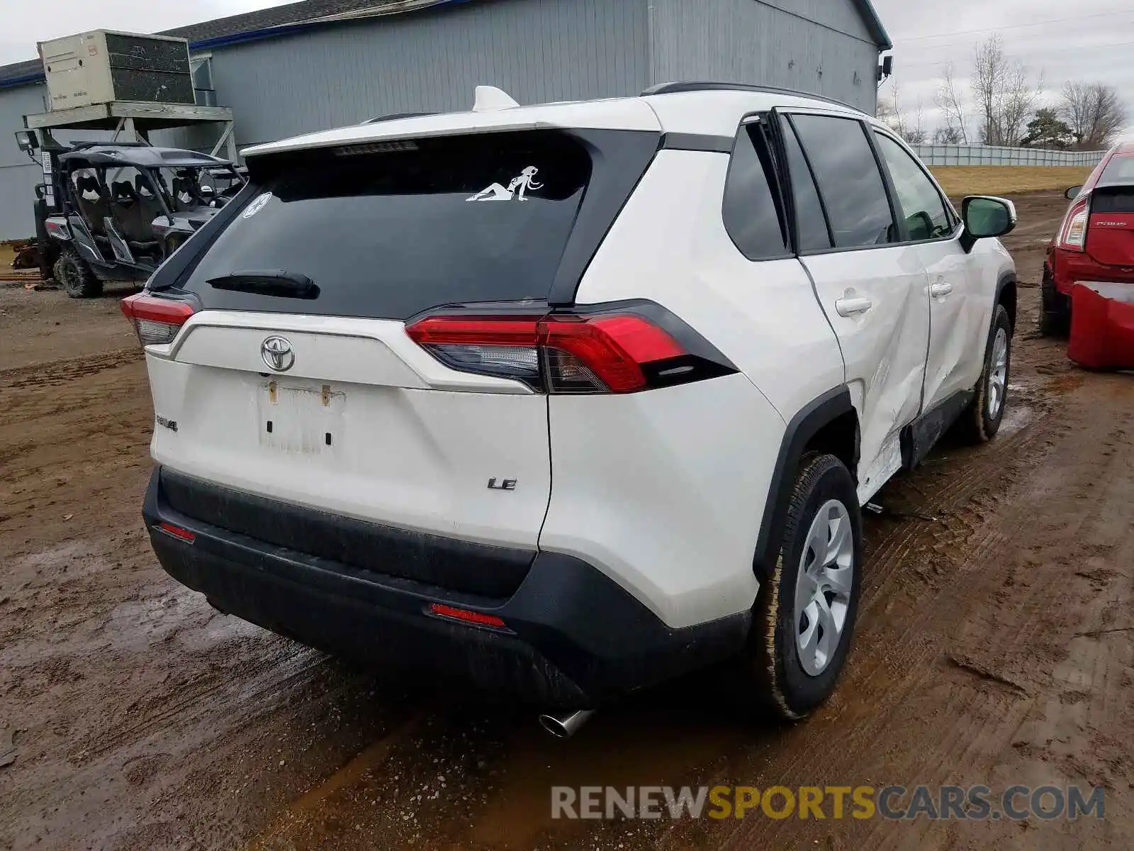 4 Photograph of a damaged car JTMK1RFVXKJ006320 TOYOTA RAV4 2019