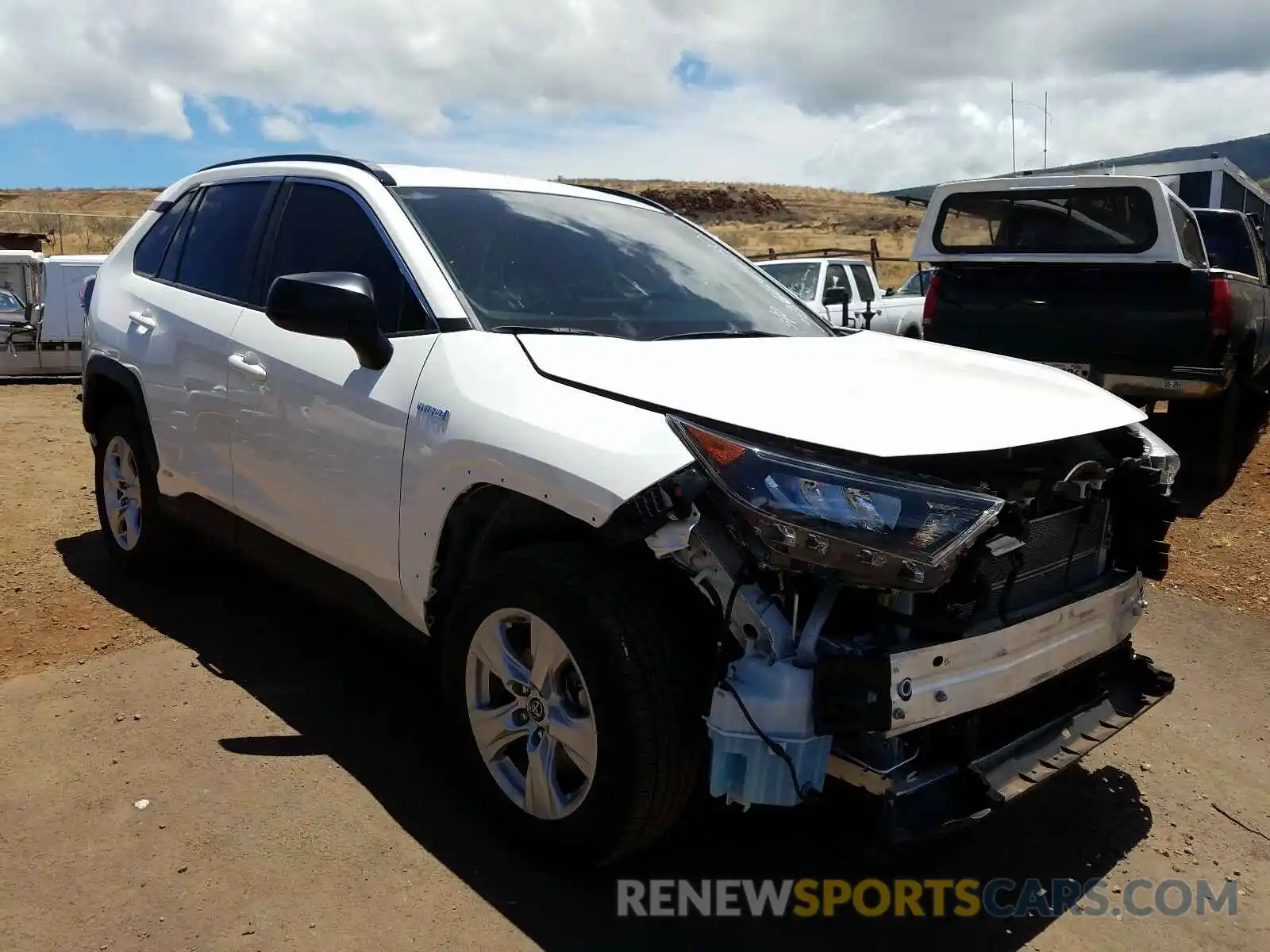 1 Photograph of a damaged car JTMLWRFV0KD003978 TOYOTA RAV4 2019