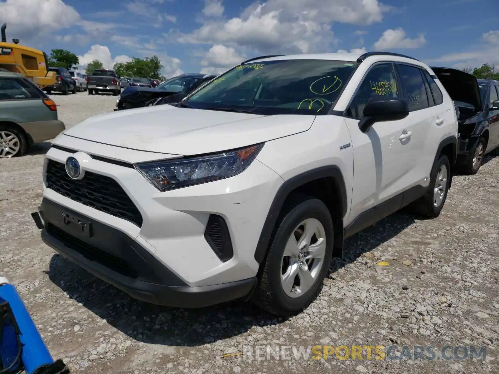 2 Фотография поврежденного автомобиля JTMLWRFV0KD027424 TOYOTA RAV4 2019