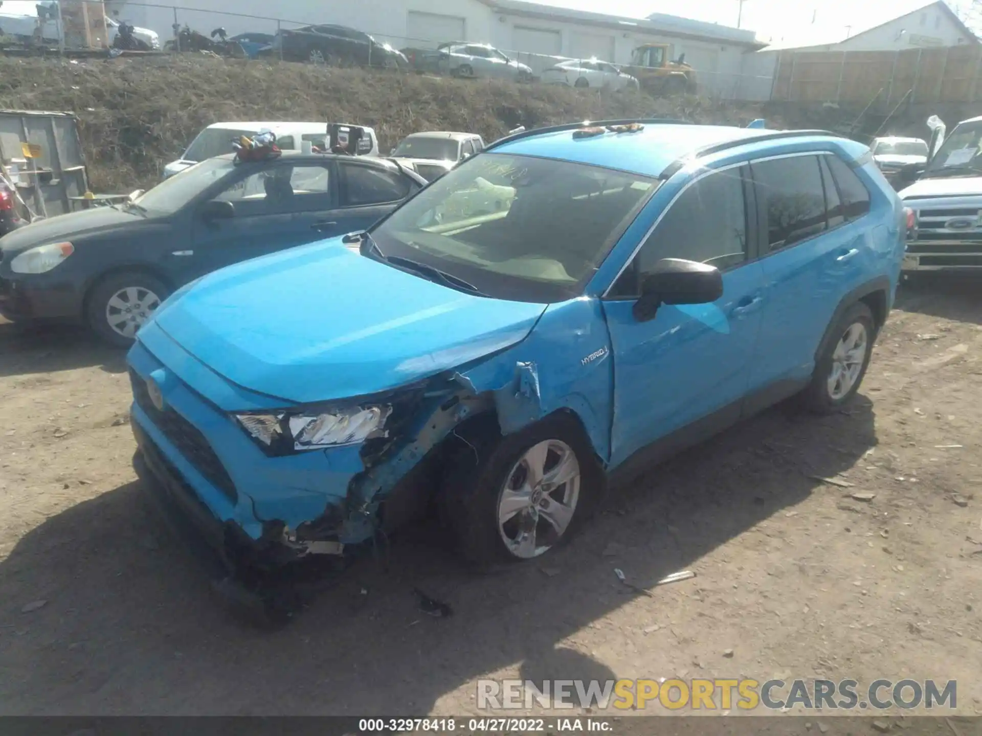 2 Photograph of a damaged car JTMLWRFV0KD028413 TOYOTA RAV4 2019