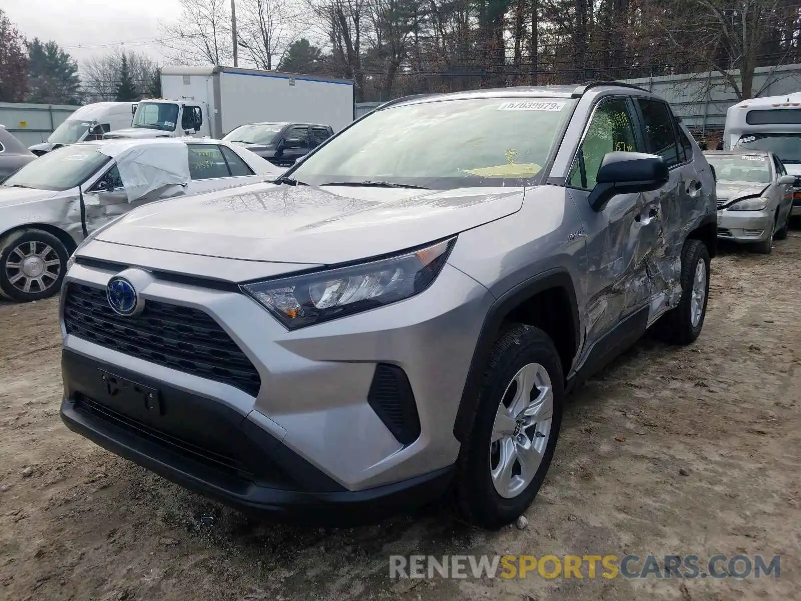 2 Photograph of a damaged car JTMLWRFV0KD514753 TOYOTA RAV4 2019