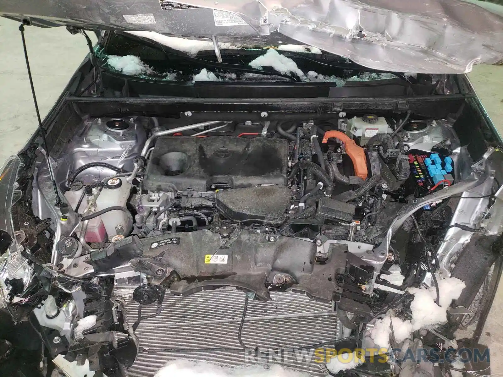 7 Фотография поврежденного автомобиля JTMLWRFV1KD005156 TOYOTA RAV4 2019