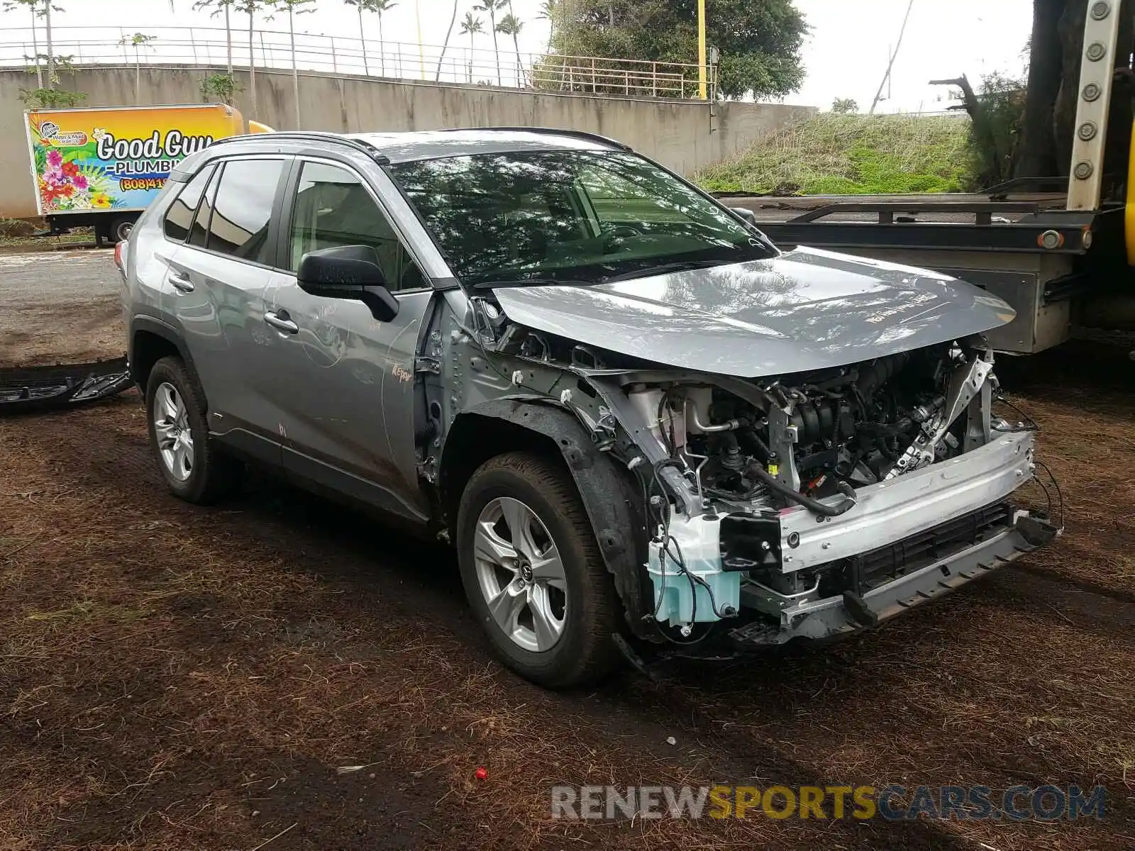 1 Фотография поврежденного автомобиля JTMLWRFV1KD005495 TOYOTA RAV4 2019