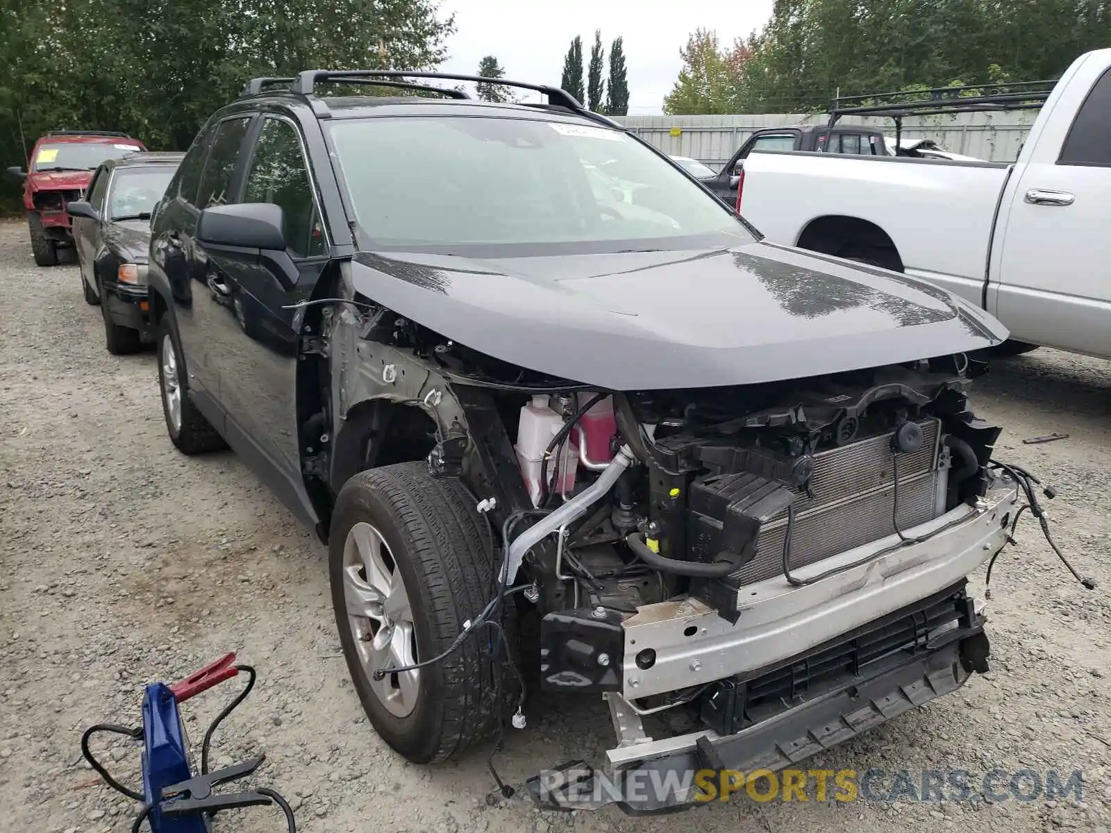 1 Photograph of a damaged car JTMLWRFV1KD010714 TOYOTA RAV4 2019