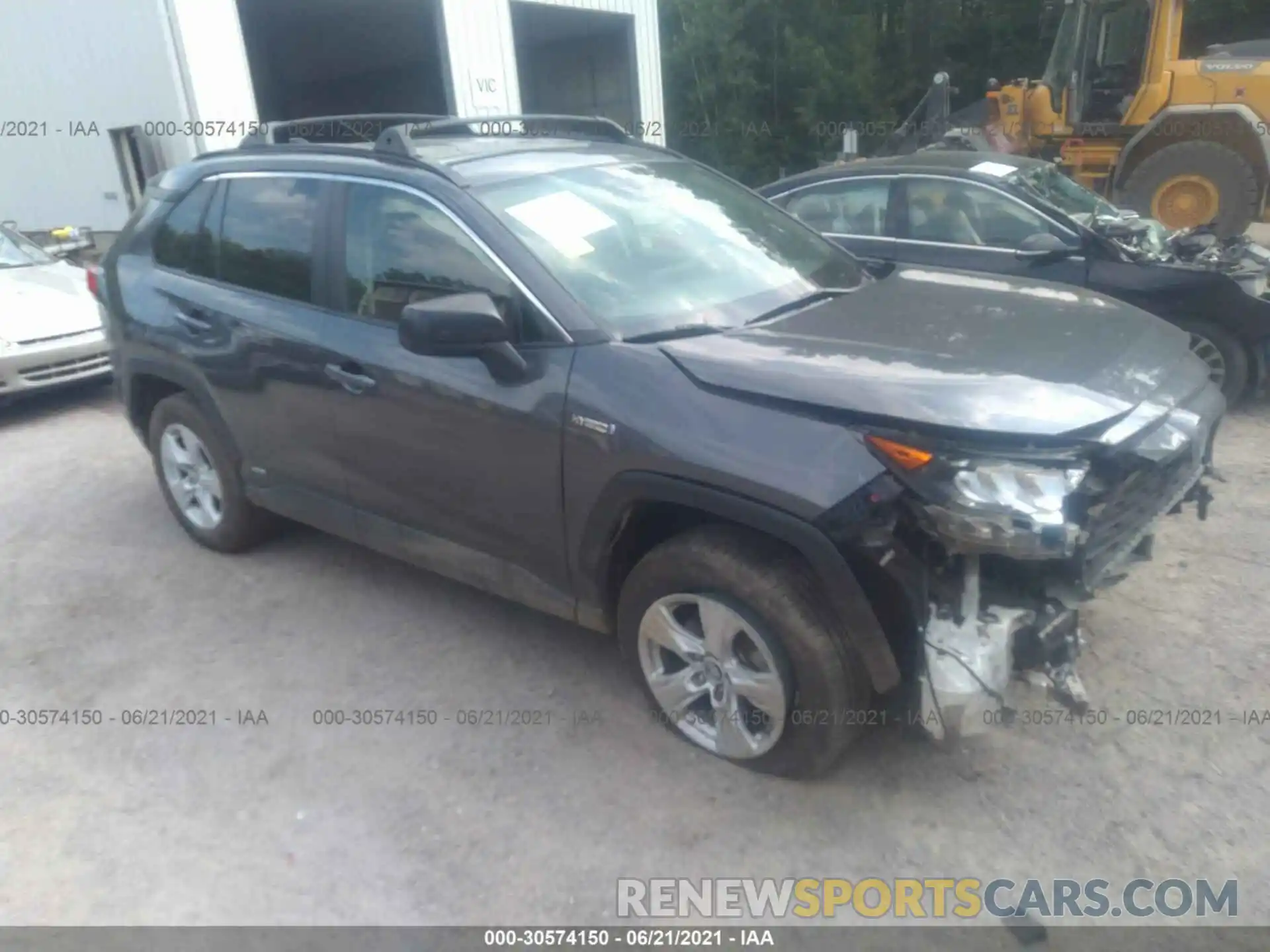 1 Photograph of a damaged car JTMLWRFV1KD012446 TOYOTA RAV4 2019